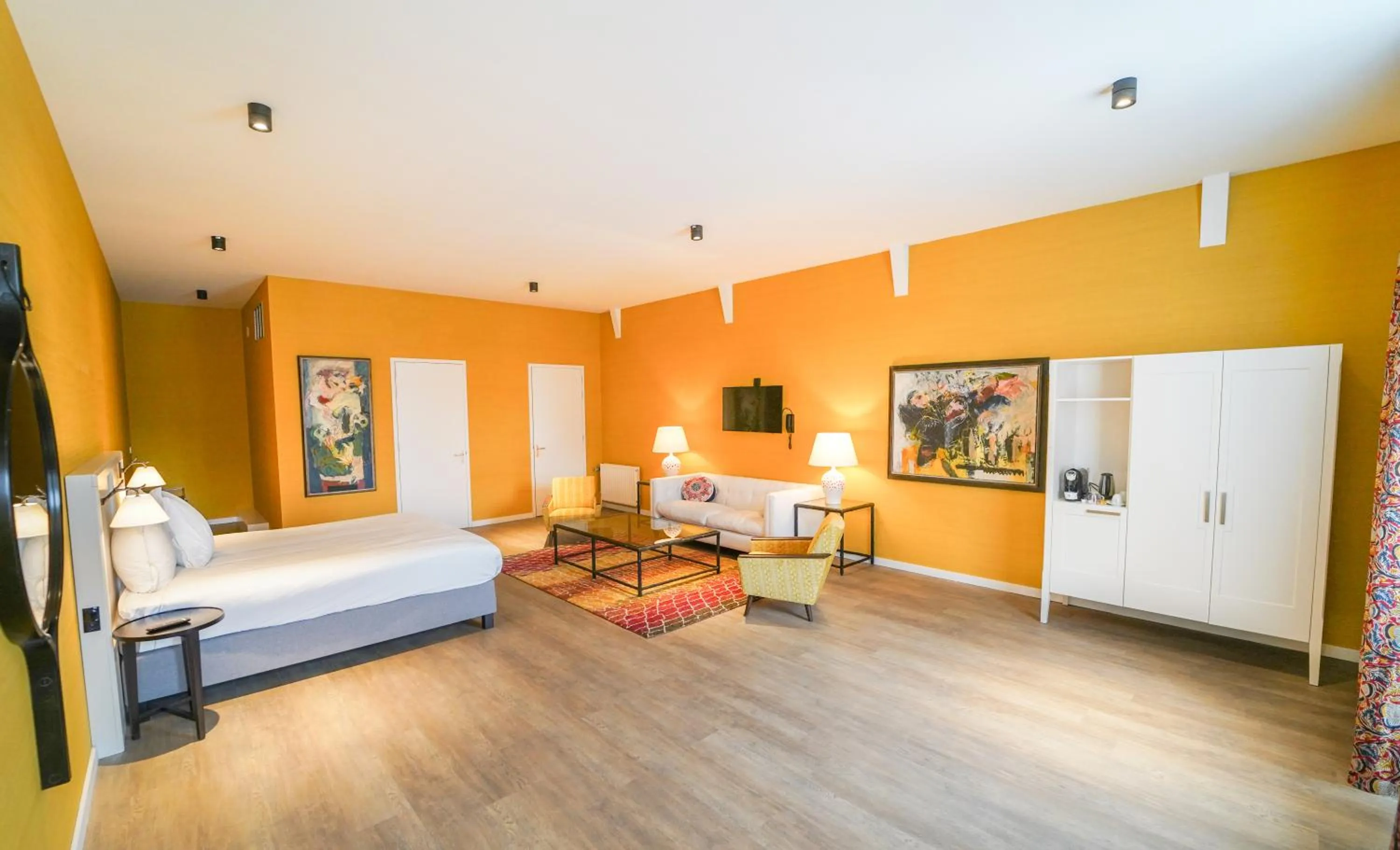 Bedroom, Bed in Fletcher Hotel-Restaurant De Oude Gevangenis-Alkmaar