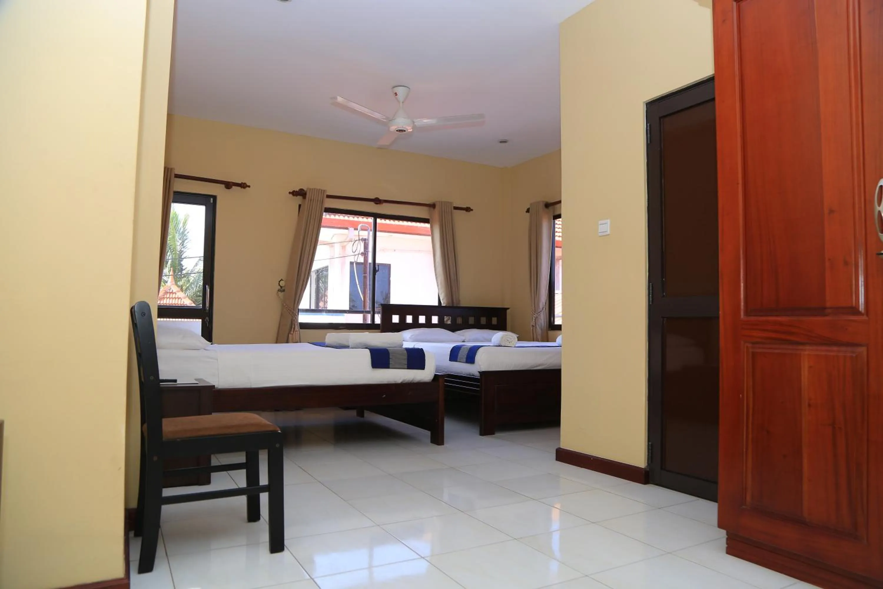 Bed in PJ Hotels Jaffna