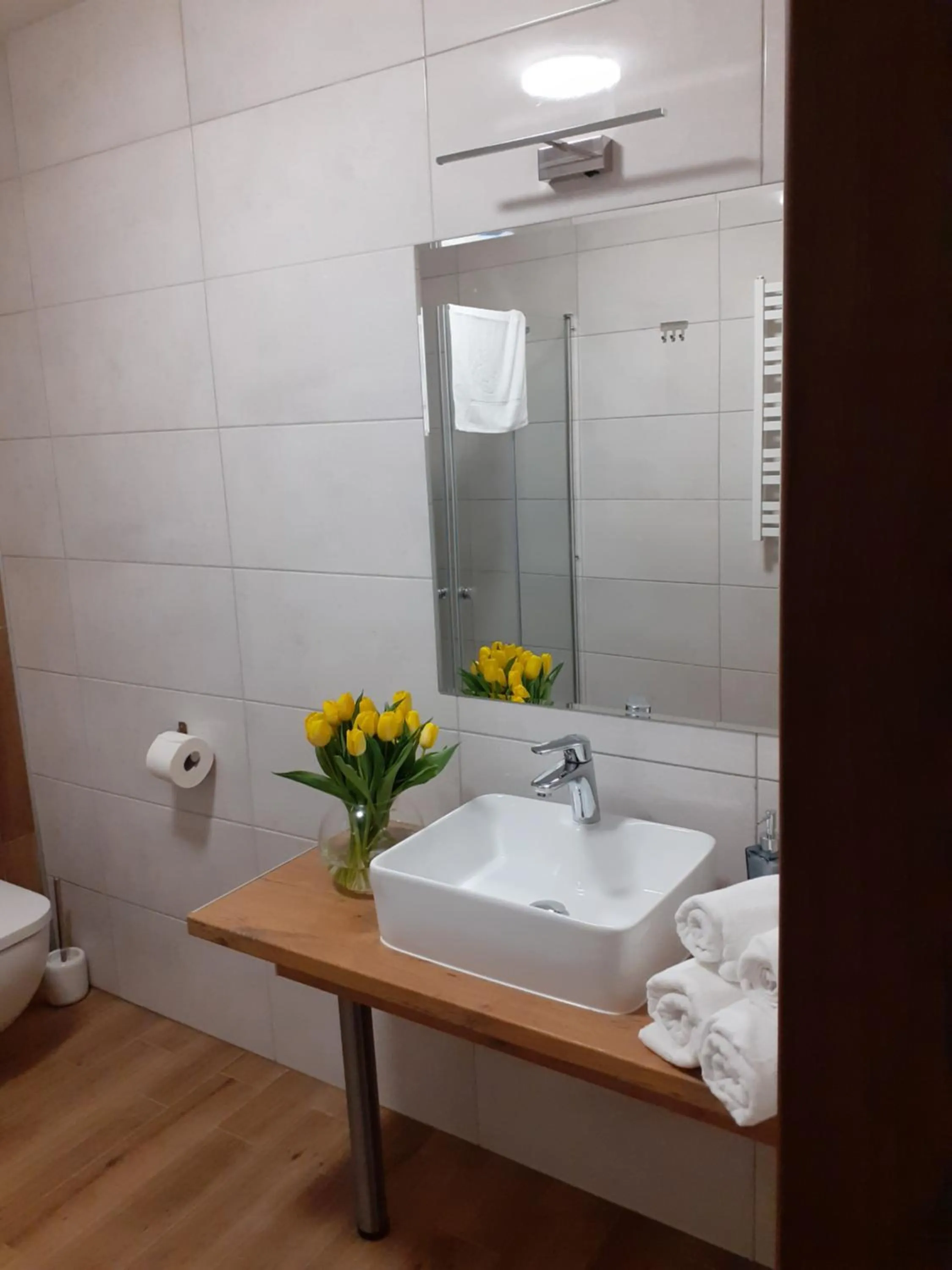 Bathroom in Gucio - pokoje z restauracją Szczyrk