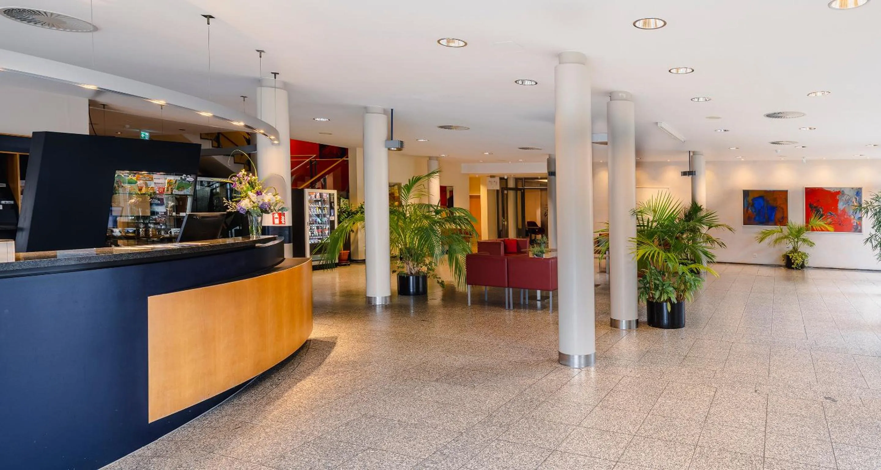 Lobby or reception in PLAZA INN Heidehof