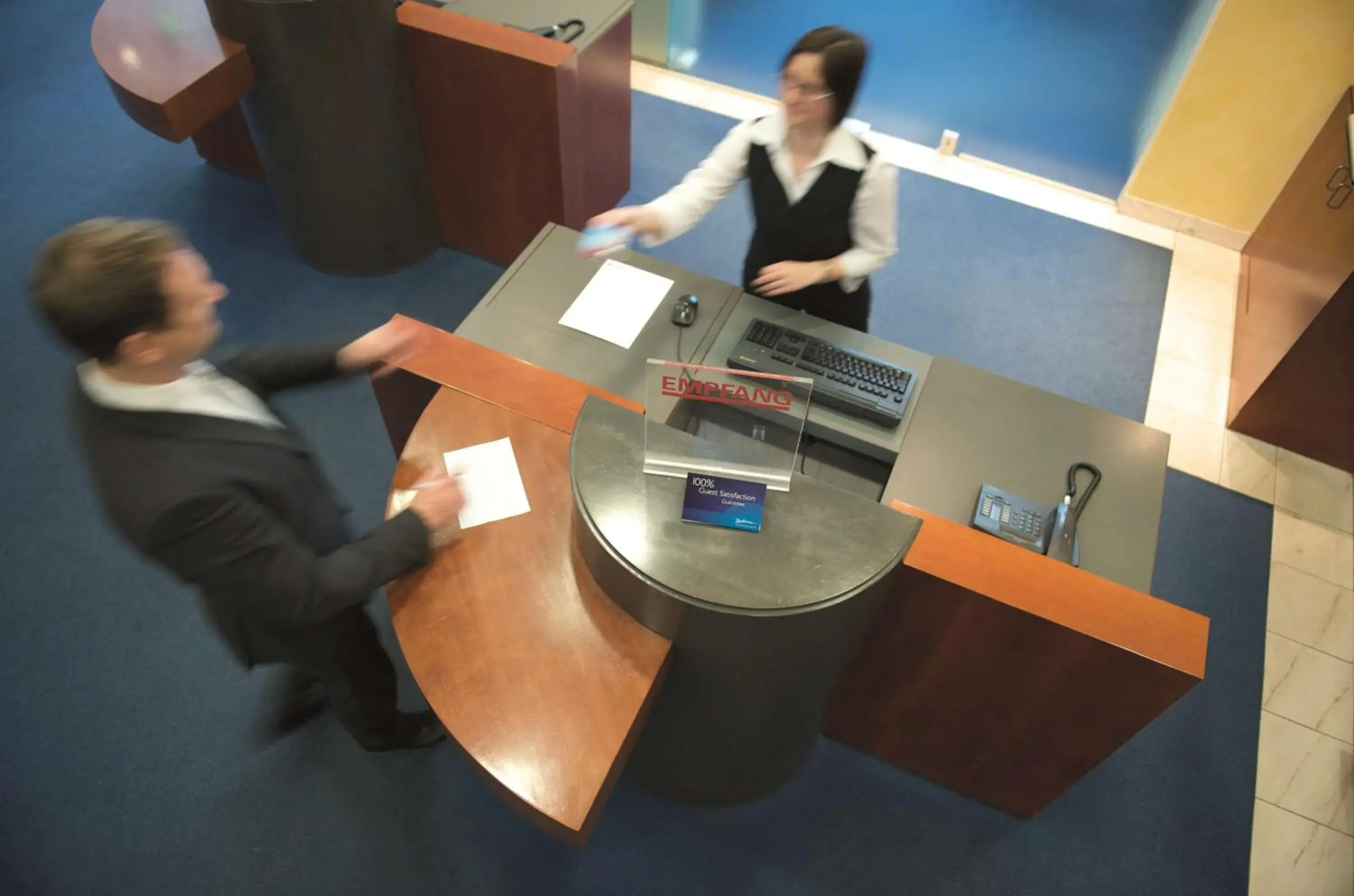 Lobby or reception in Radisson Blu Fürst Leopold Hotel Lobby or reception in Radisson Blu Fürst Leopold Hotel