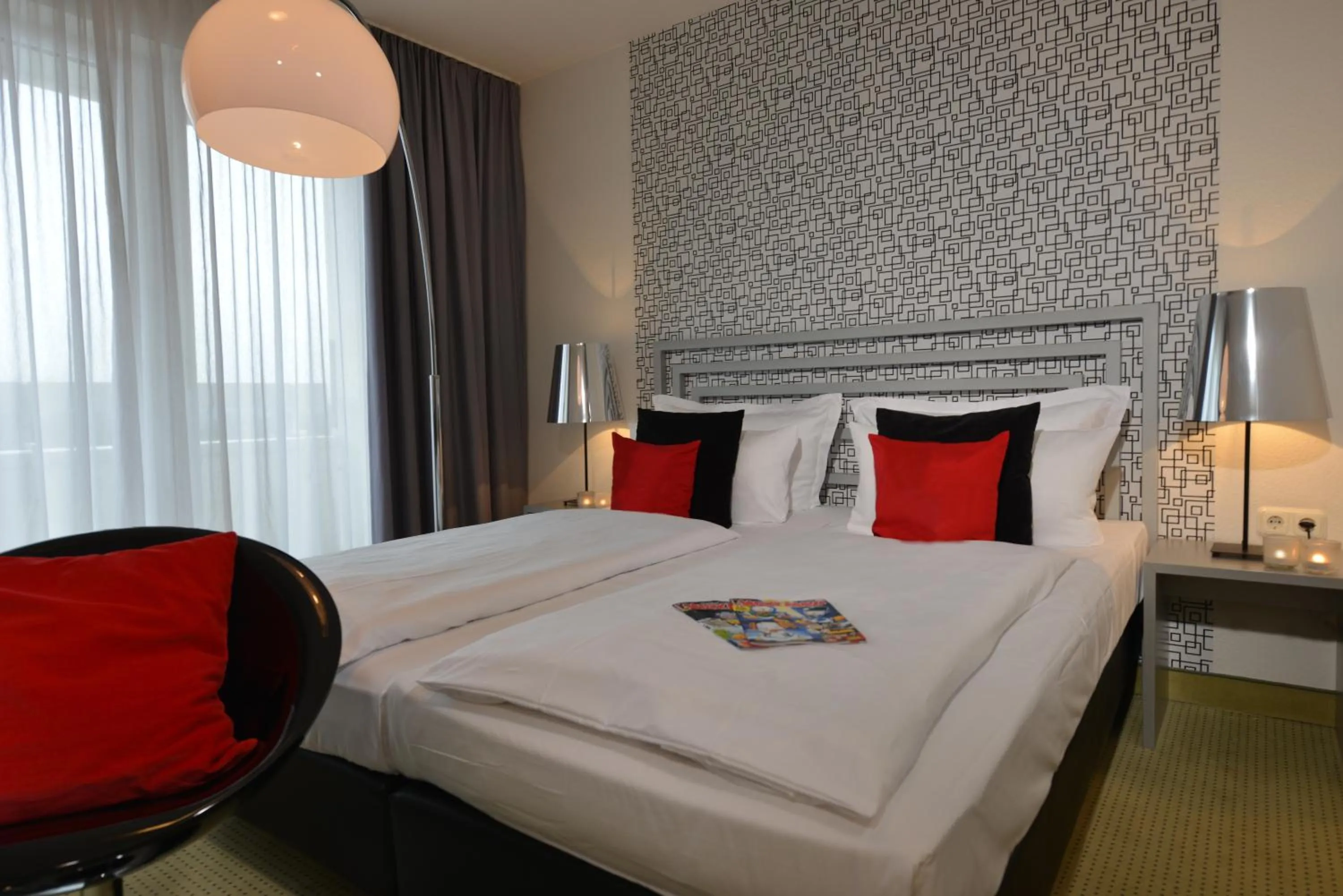 Bed in Hotel Friends