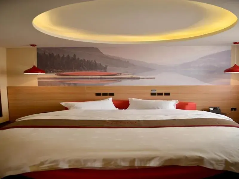 Bed in Thank Inn Chain Hotel Jiangsu xuzhou gulou DaHuangShan Bed in Thank Inn Chain Hotel Jiangsu xuzhou gulou DaHuangShan
