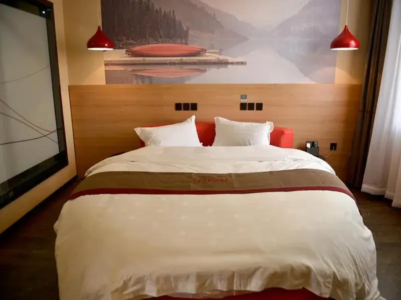 Bed in Thank Inn Chain Hotel Jiangsu xuzhou gulou DaHuangShan Bed in Thank Inn Chain Hotel Jiangsu xuzhou gulou DaHuangShan