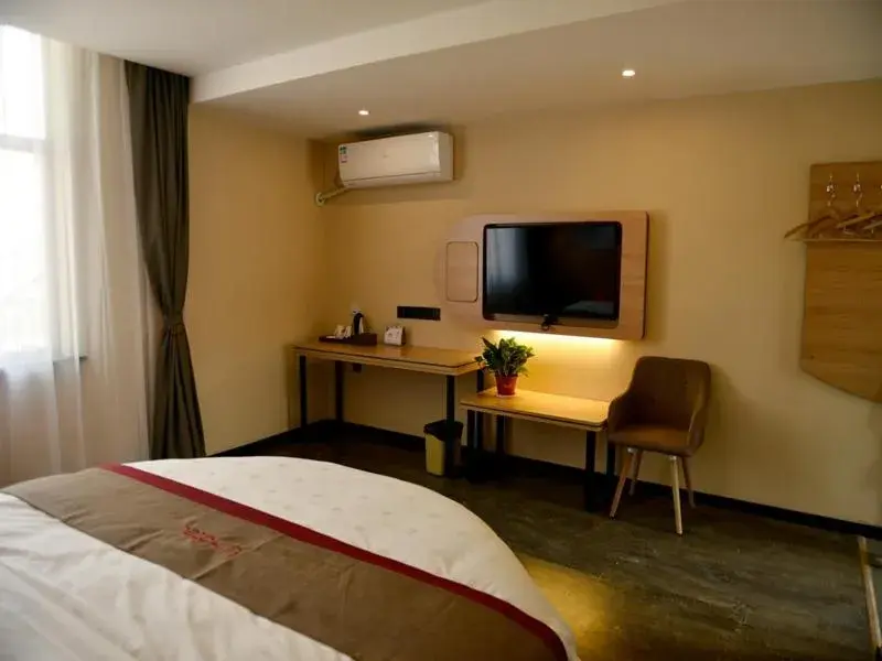 Bed in Thank Inn Chain Hotel Jiangsu xuzhou gulou DaHuangShan Bed in Thank Inn Chain Hotel Jiangsu xuzhou gulou DaHuangShan