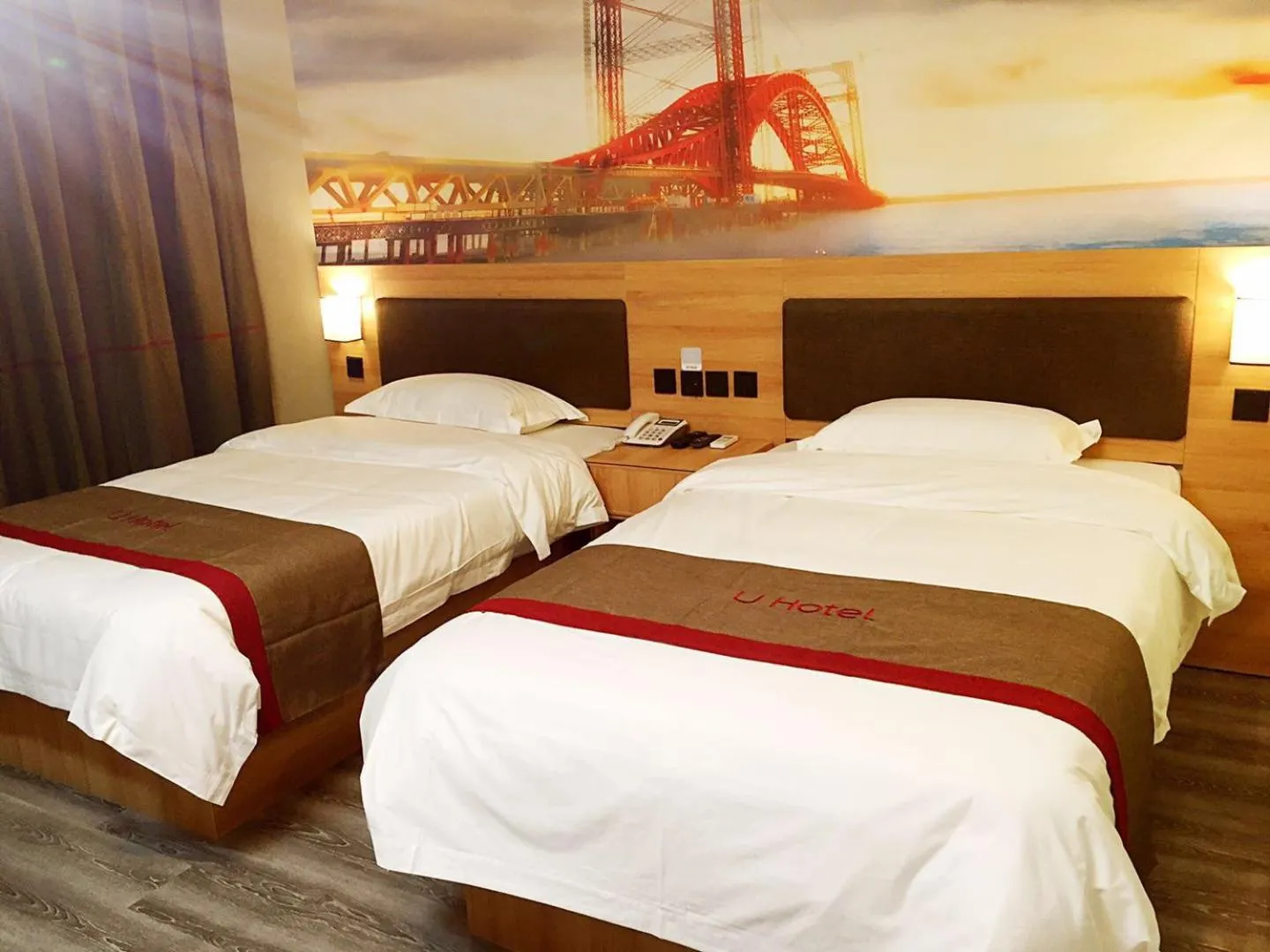 Bed in Thank Inn Chain Hotel shandong heze juye county shanghai jiayuan