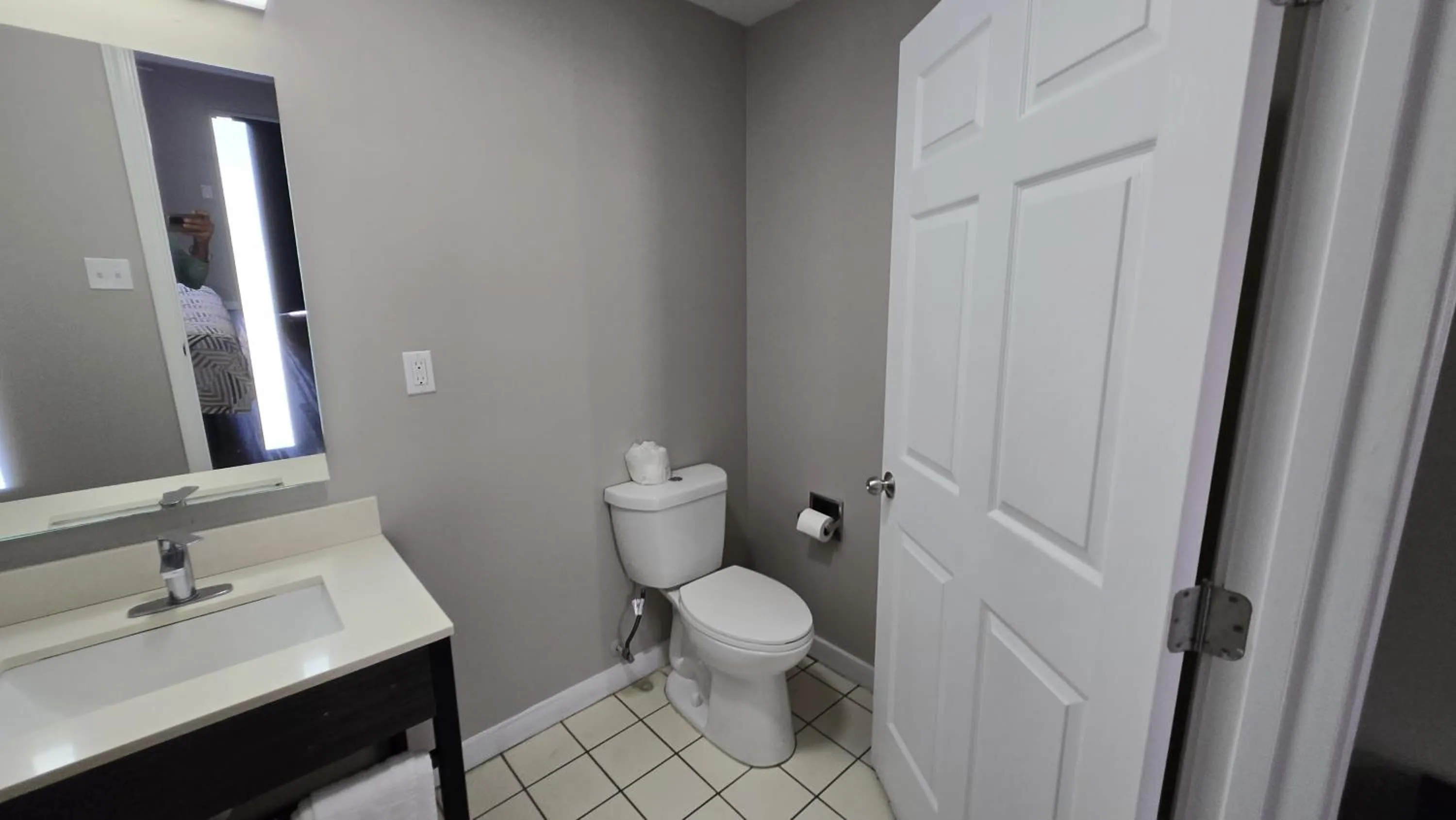 Bathroom in Deerfield Inn by OYO McComb I-55