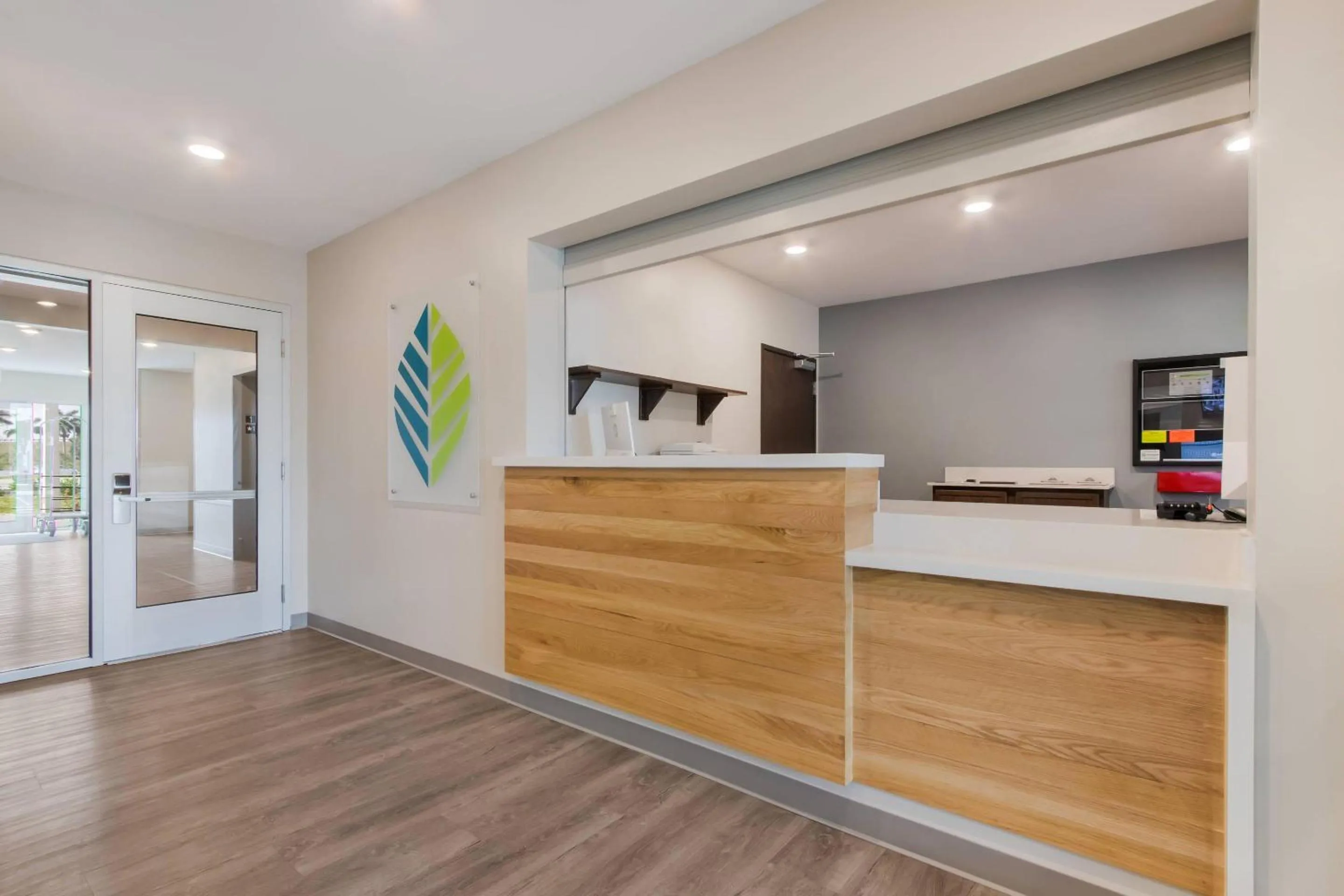 Lobby or reception in WoodSpring Suites Tamarac