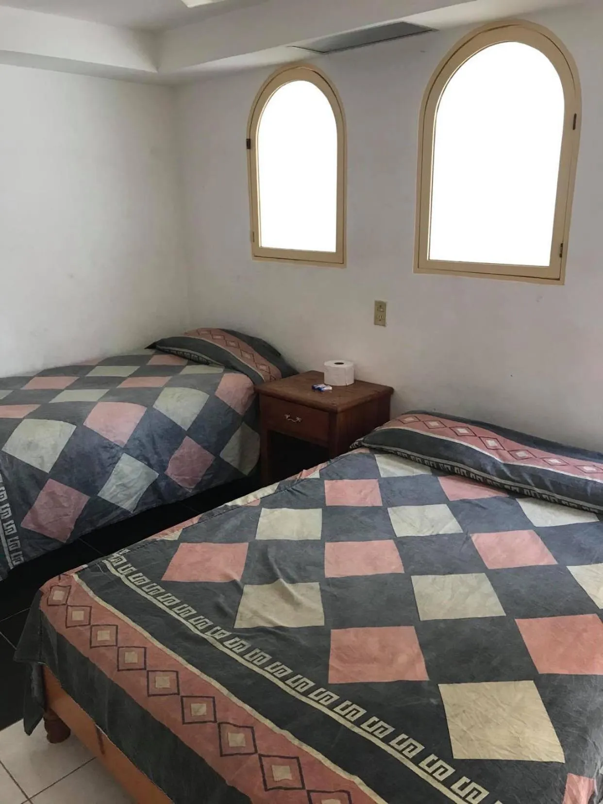 Bed in Hotel magallanes con cocineta 100 Metros de playa