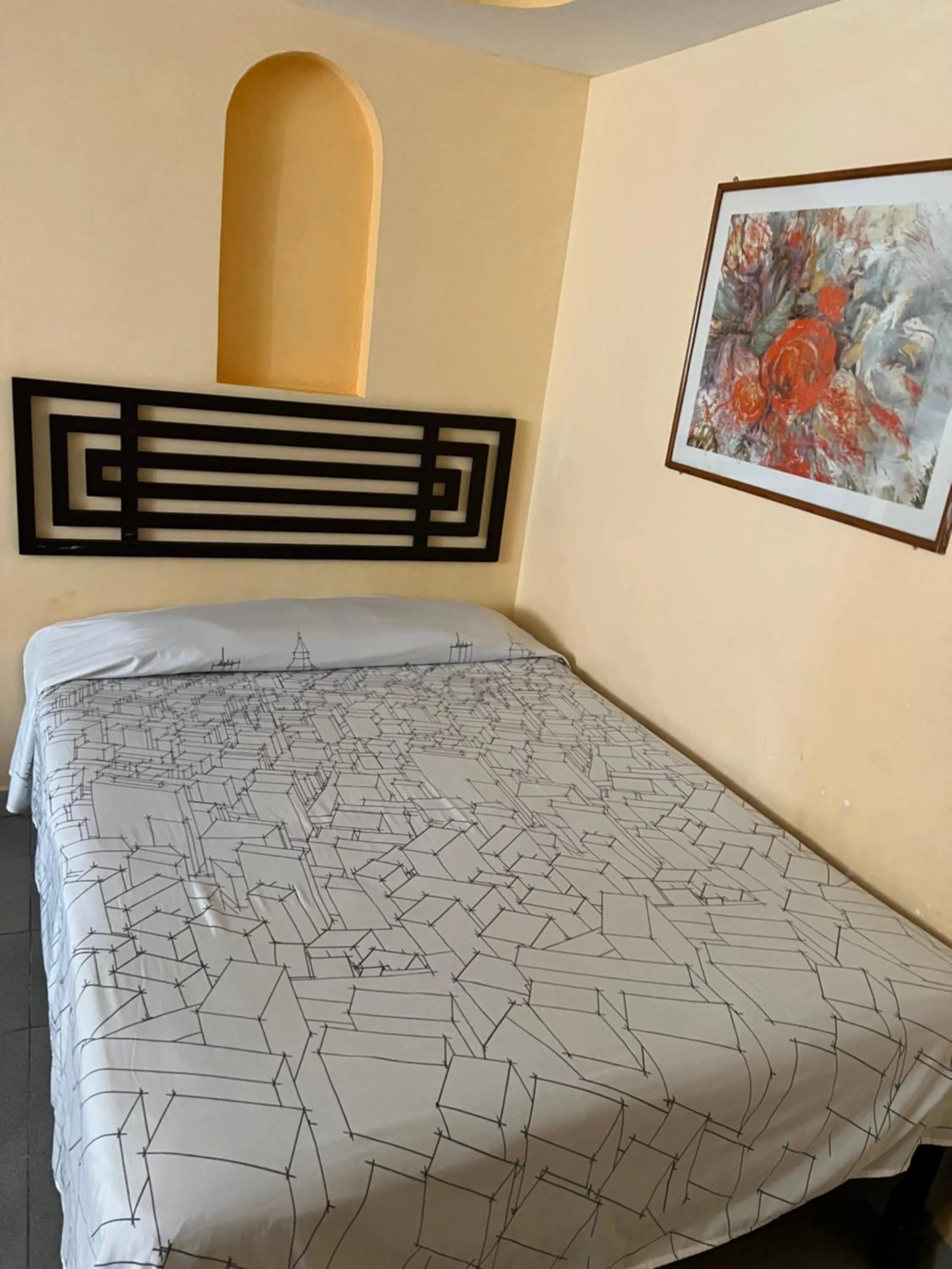 Bed in Hotel magallanes con cocineta 100 Metros de playa