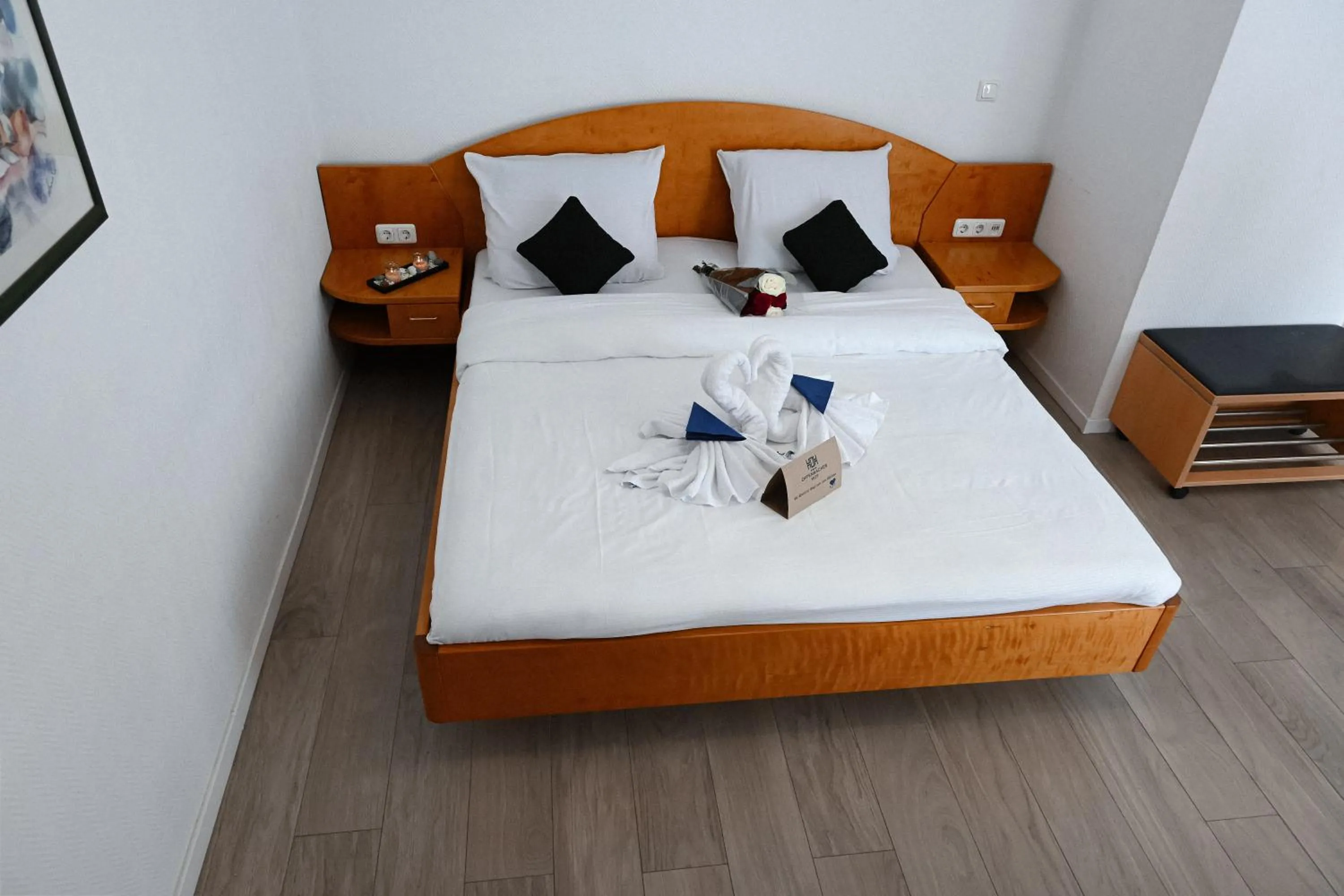 Bed in Hotel Offenbacher Hof