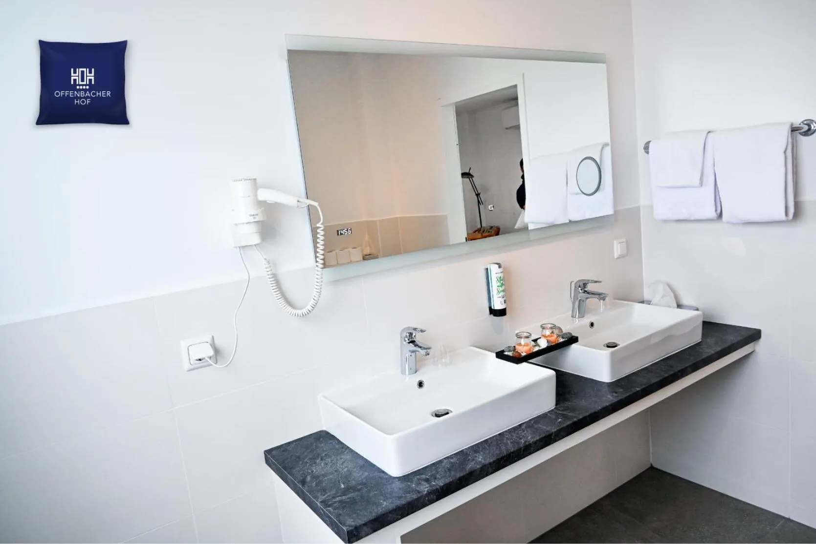 Bathroom in Hotel Offenbacher Hof