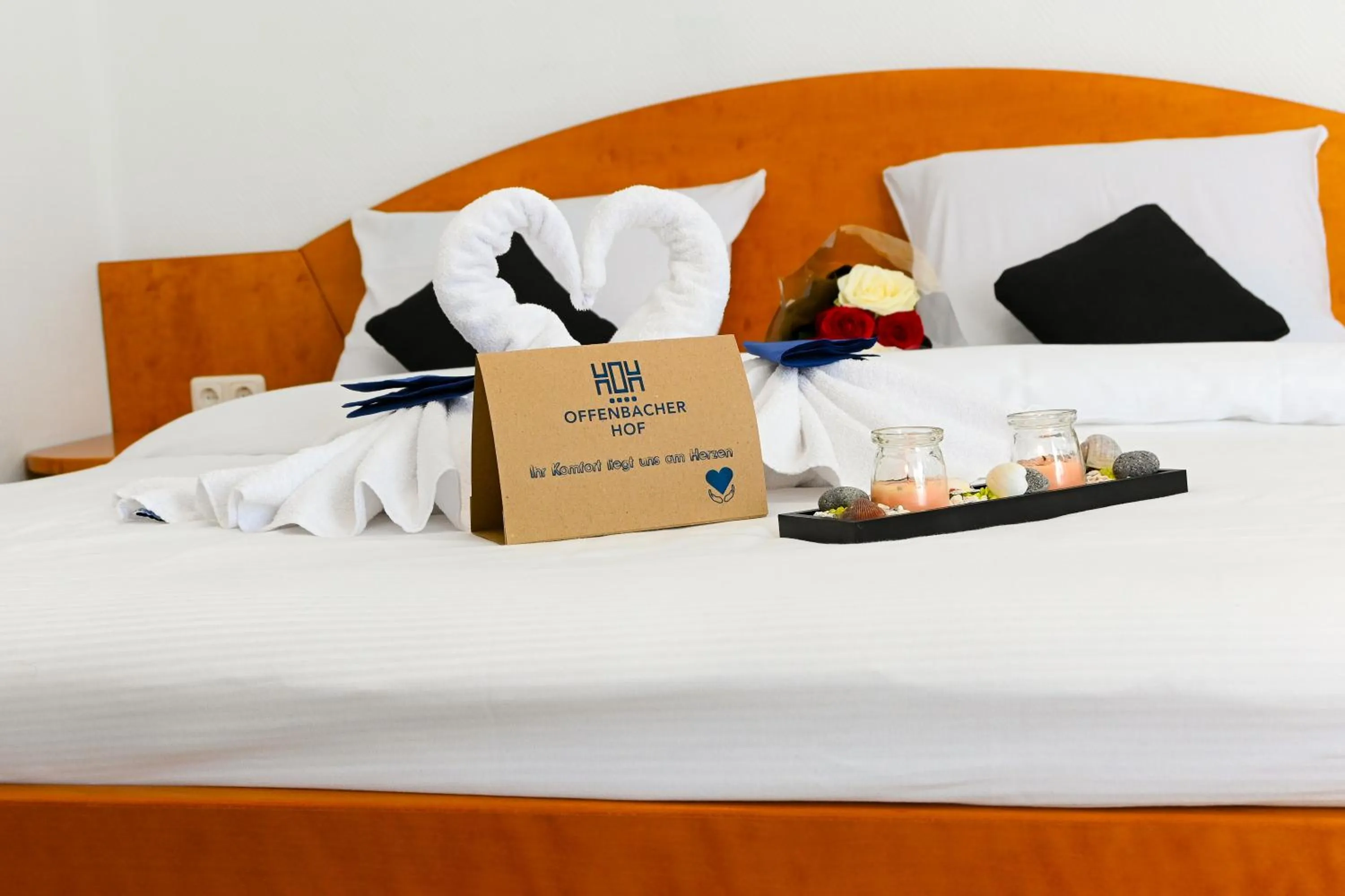 Bed in Hotel Offenbacher Hof