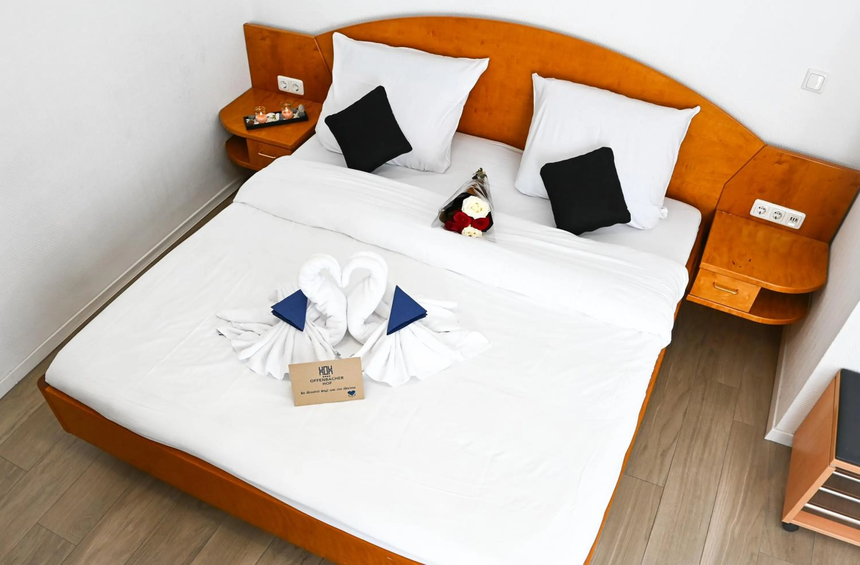 Bed in Hotel Offenbacher Hof