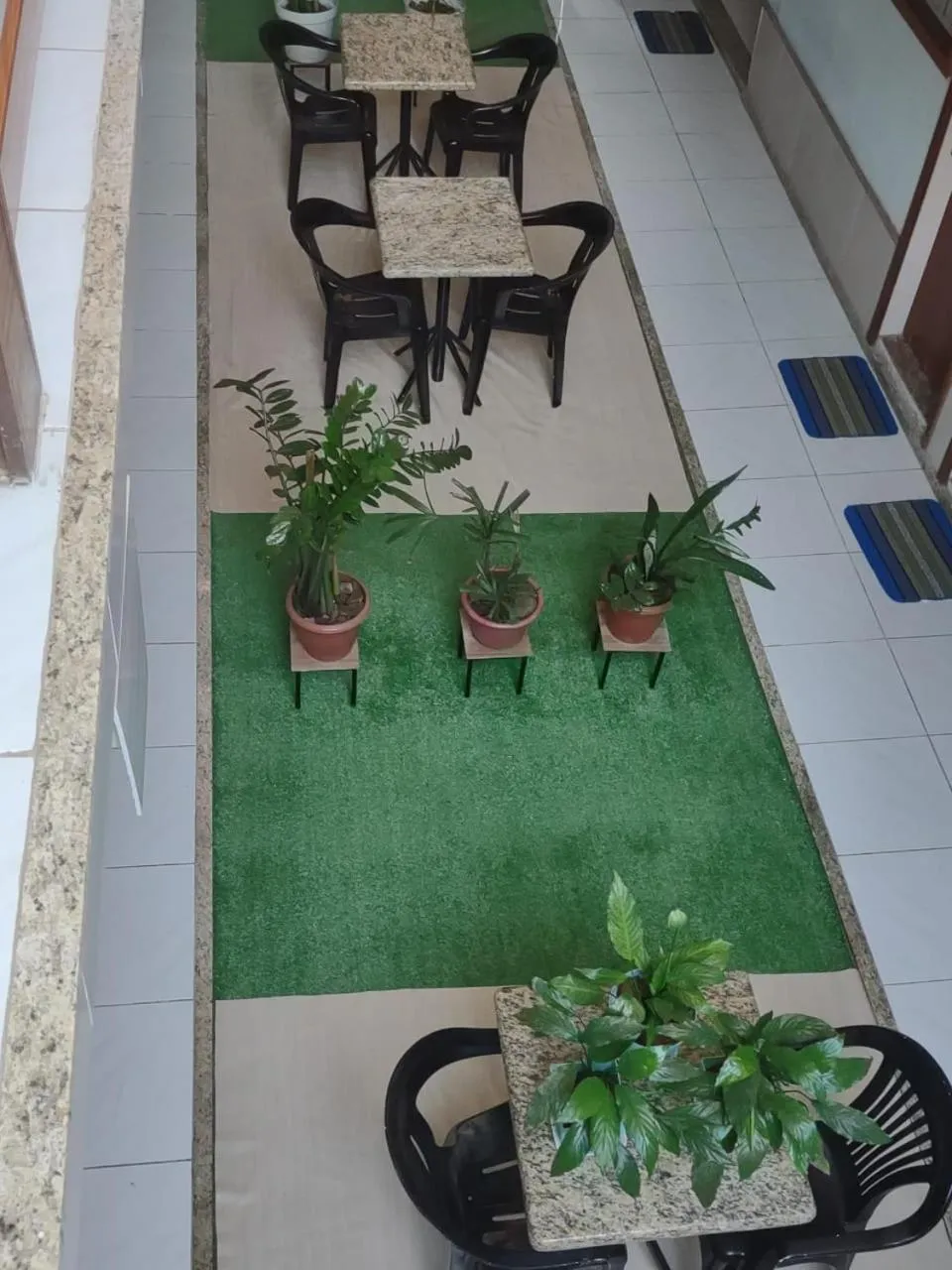 Seating area in Pousada Solar da Praia