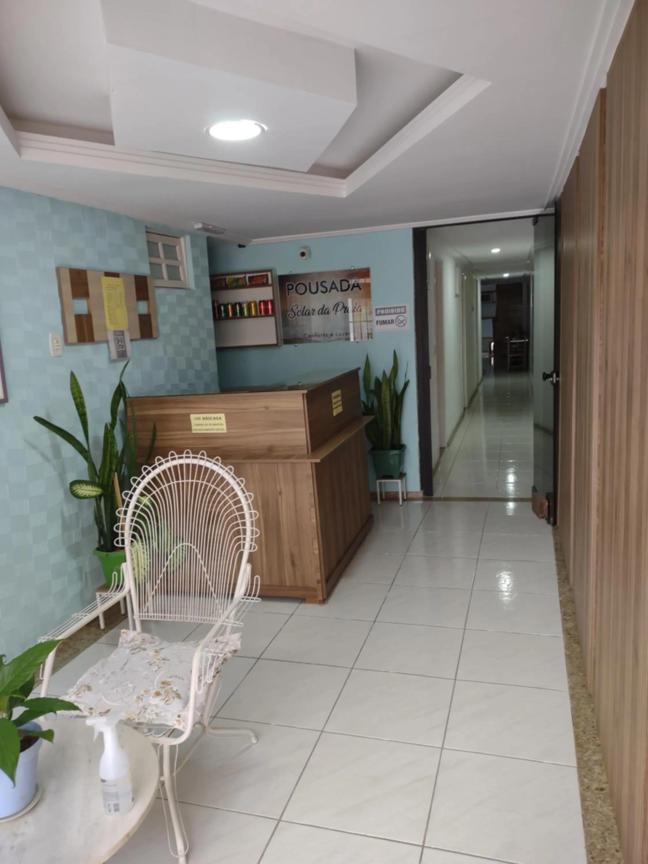Lobby or reception in Pousada Solar da Praia