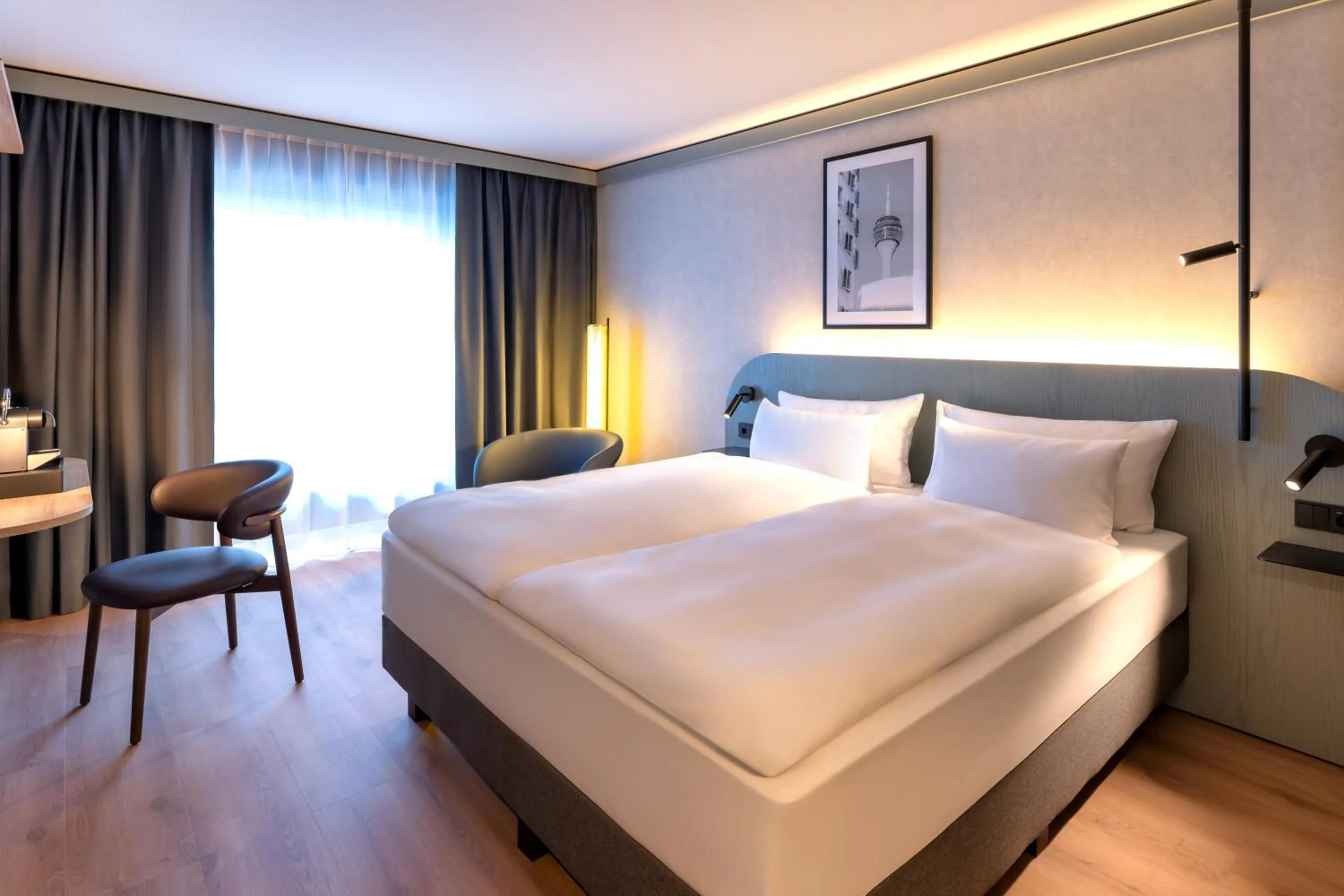 Bed in Radisson Hotel Dusseldorf City Center