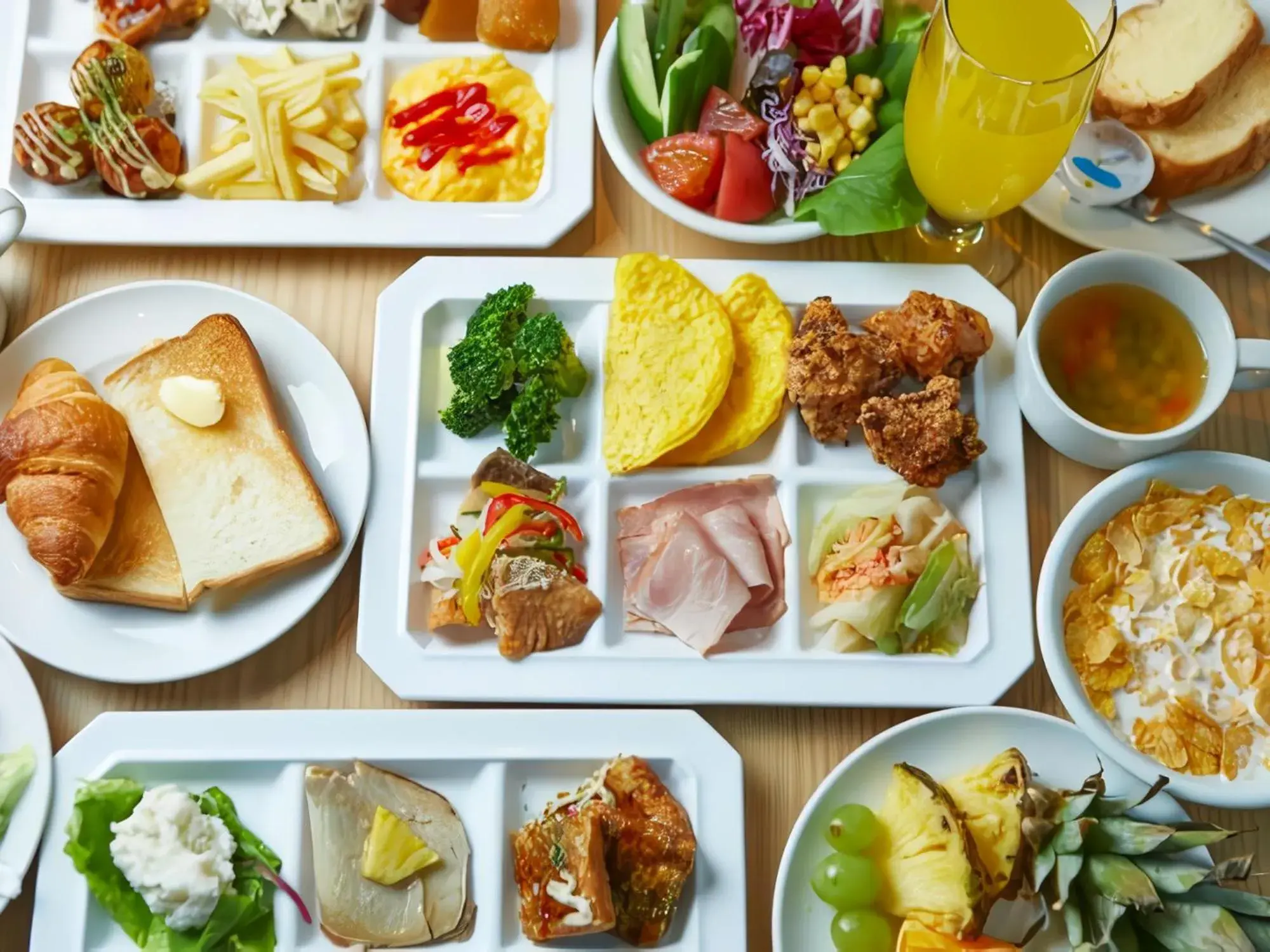 Breakfast in Bande Hotel Tenpozan Higashi Breakfast in Bande Hotel Tenpozan Higashi