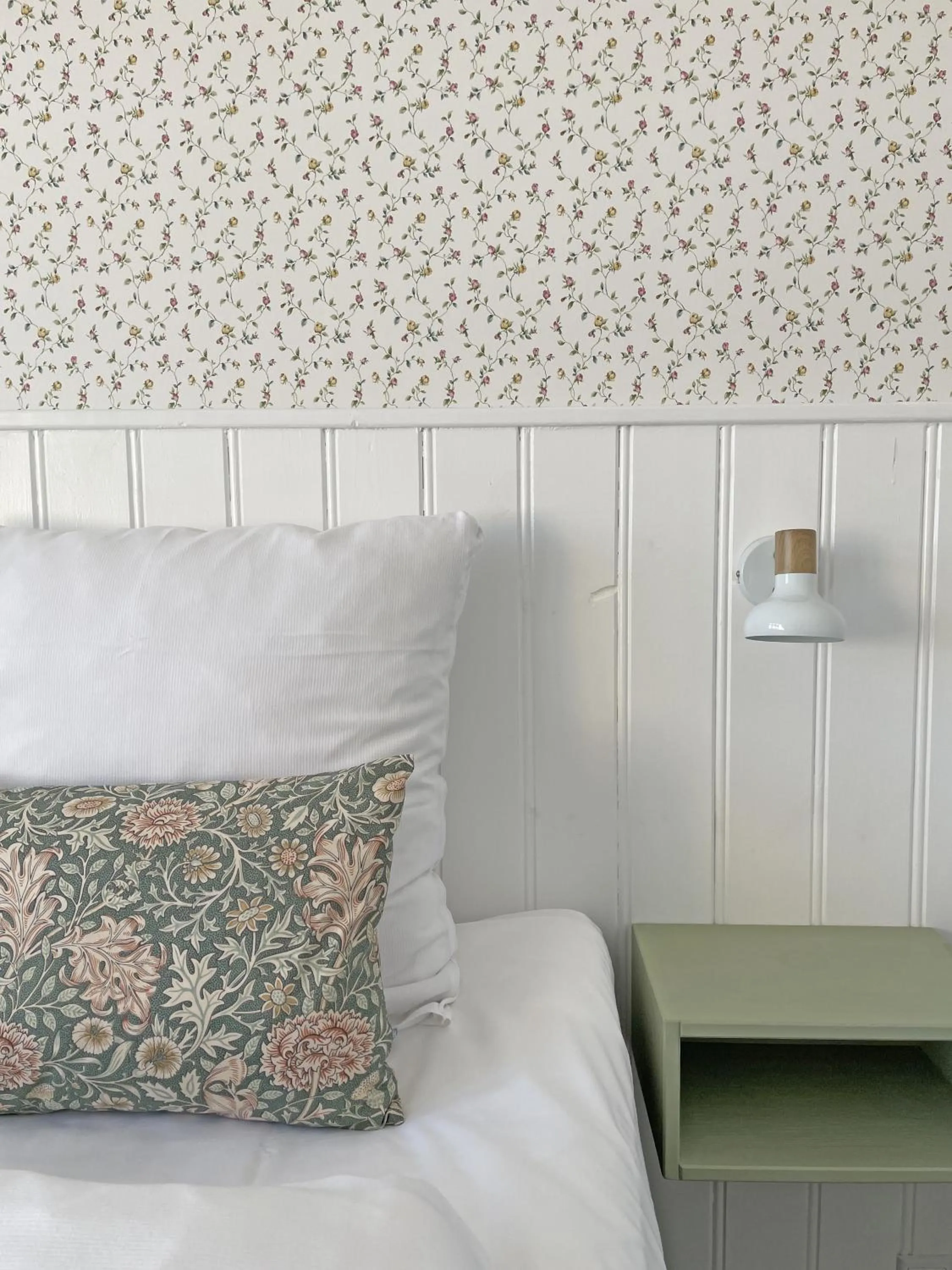 Decorative detail, Bed in Kallehavegaard Badehotel