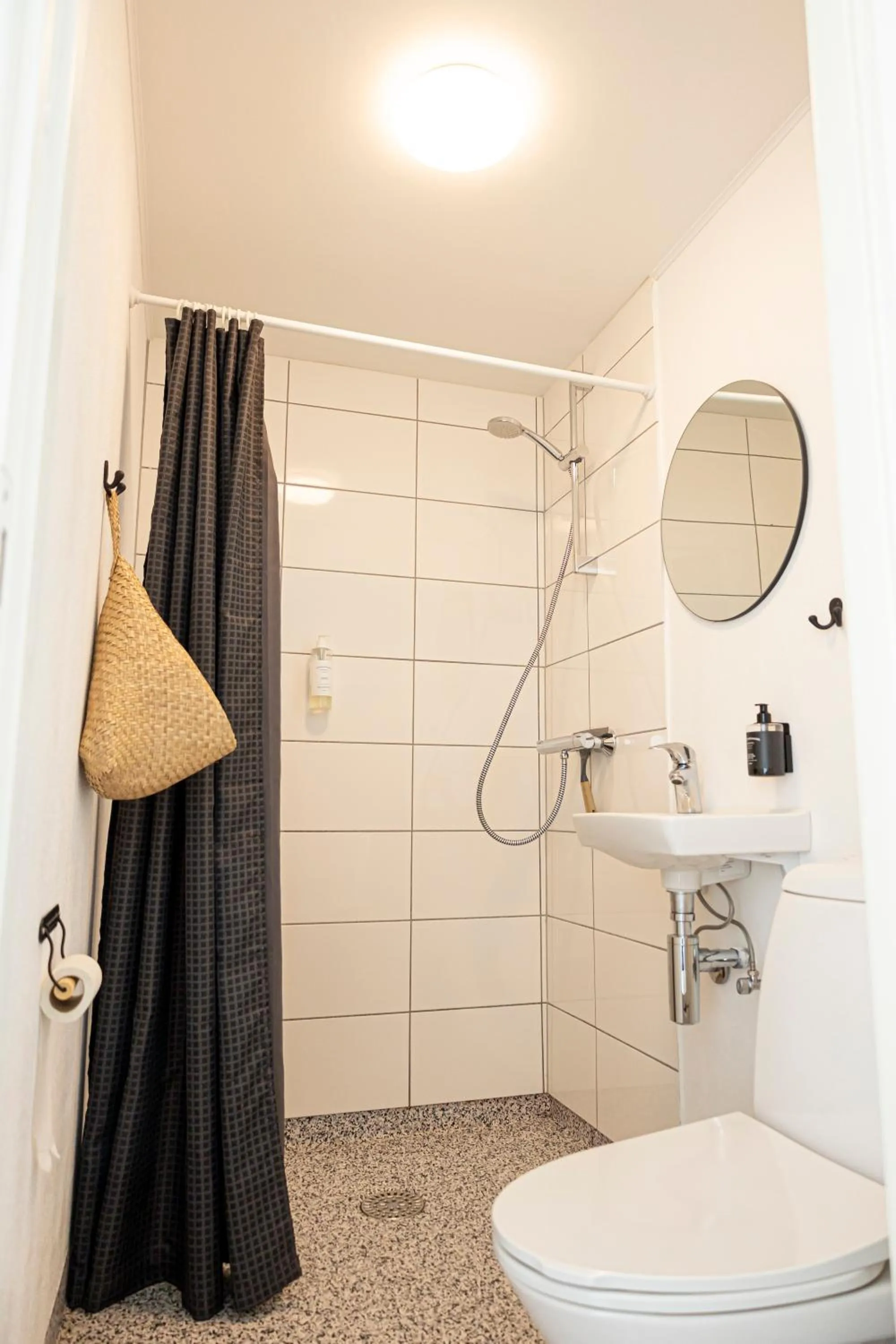 Shower in Kallehavegaard Badehotel