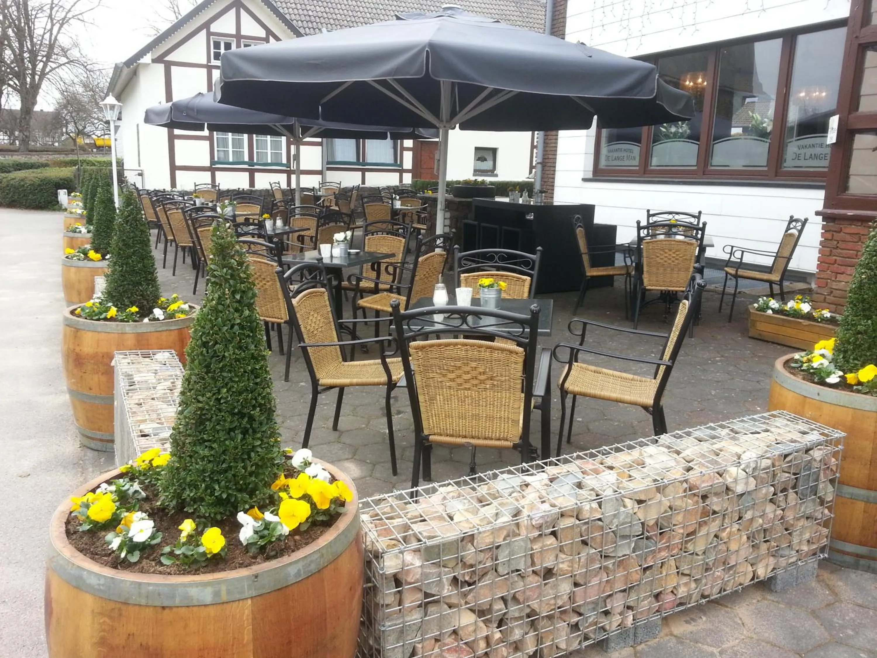 Balcony/Terrace in Hotel De Lange Man Monschau Eifel