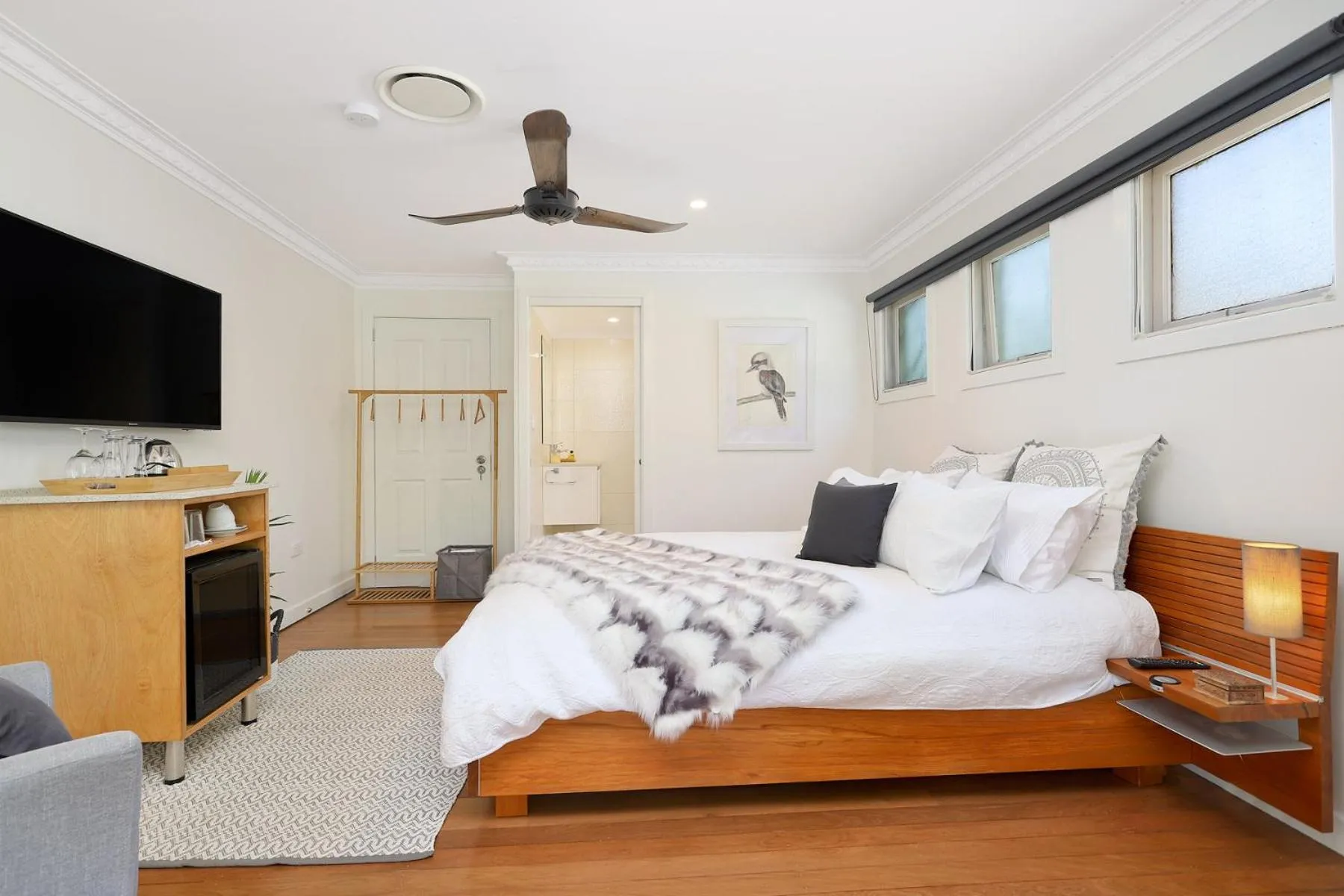 Bed in The Odd Gecko B&B