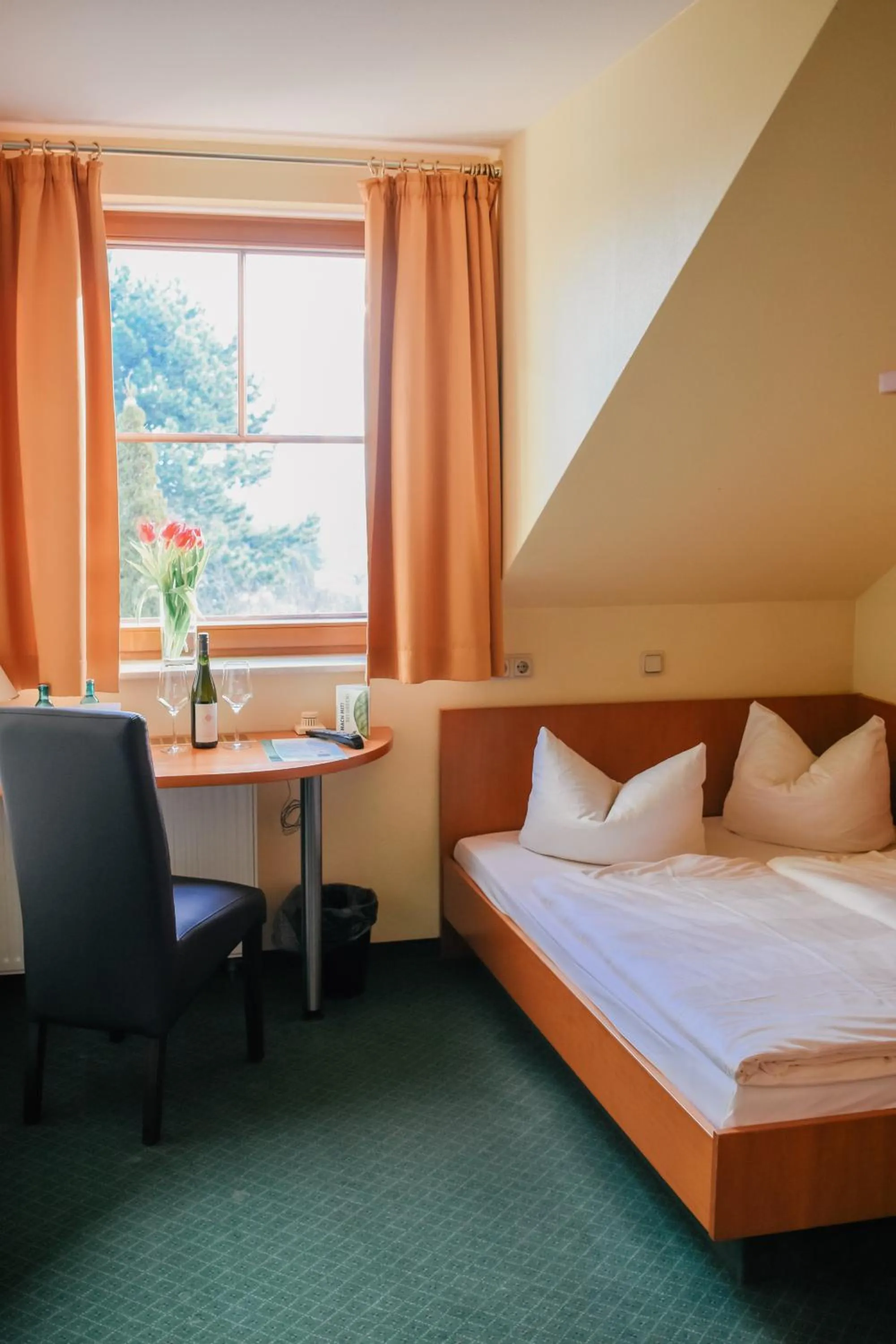 Bed in Landhotel Dresden