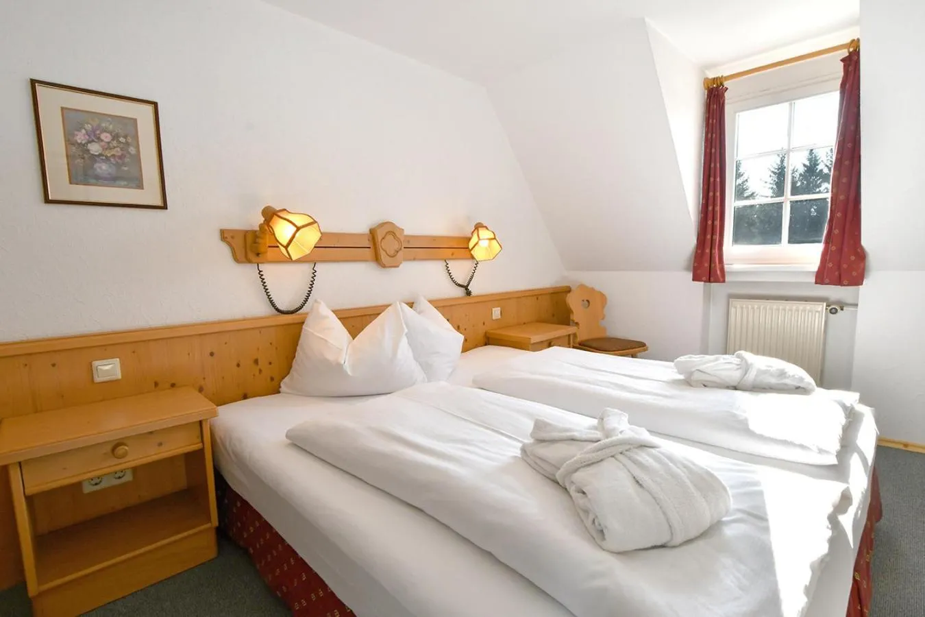Bed in Landhotel Altes Zollhaus