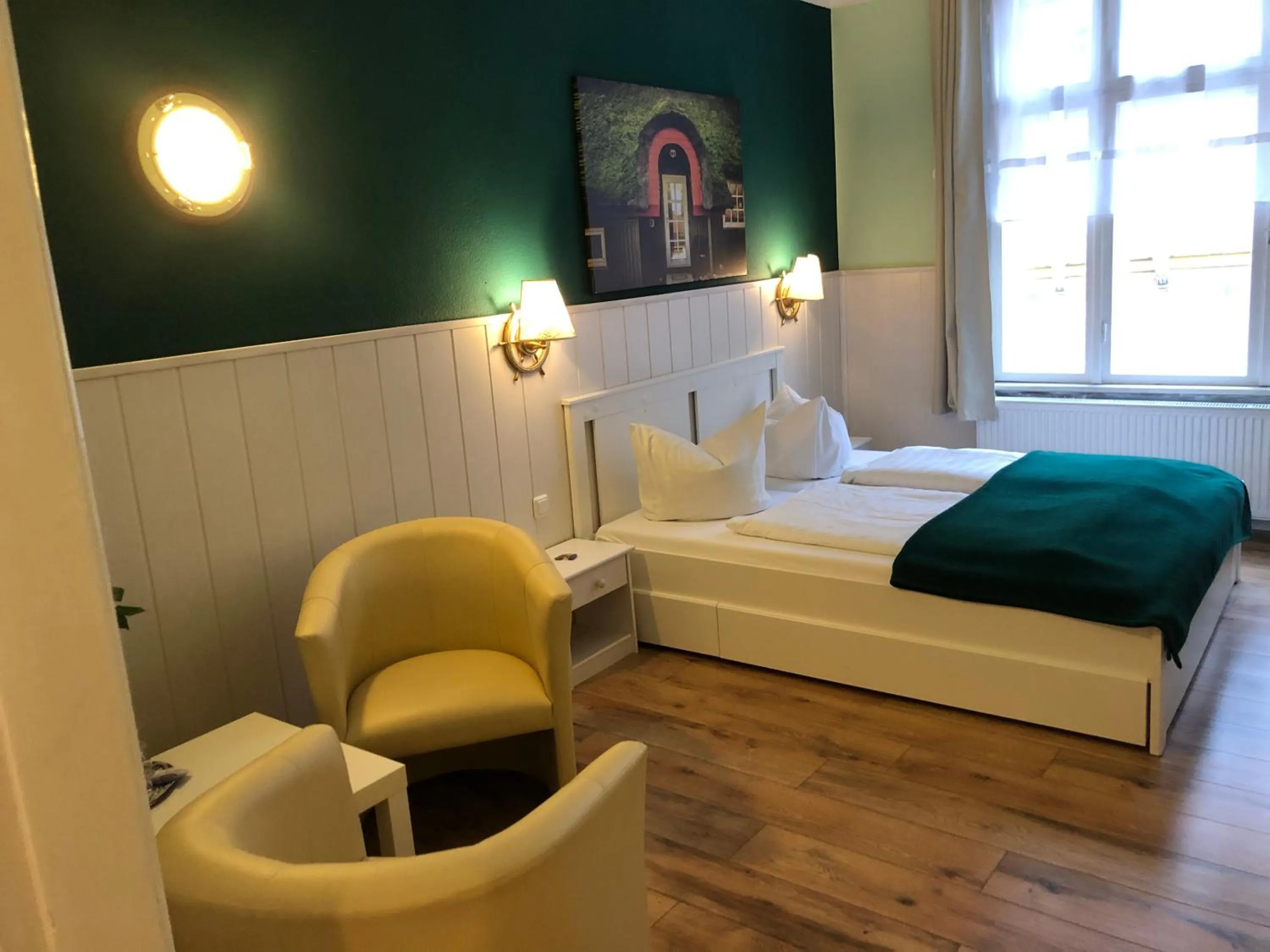 Living room, Bed in Zum Alten Schifferhaus