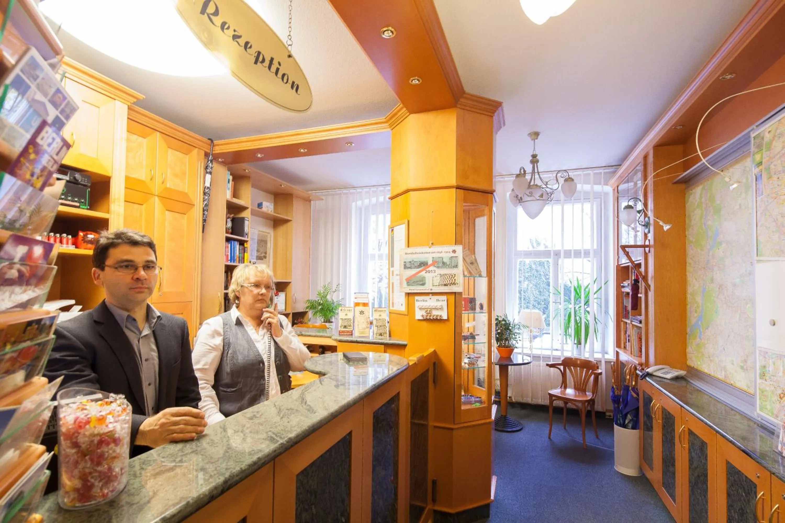 Lobby or reception in Hotel Kastanienhof