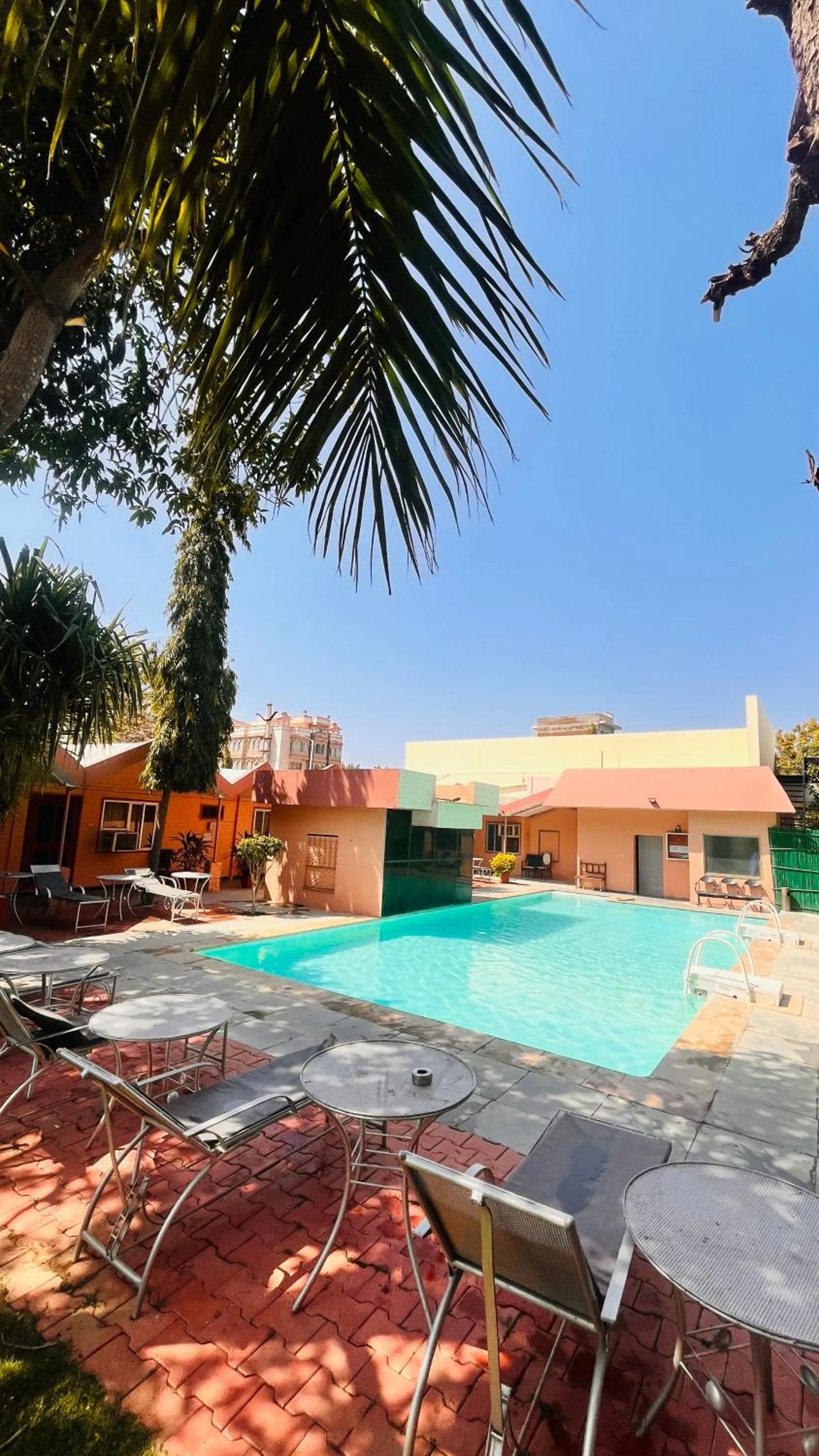 Swimming pool in Hotel Master Paradise, Pushkar, Rajasthan , INDIA