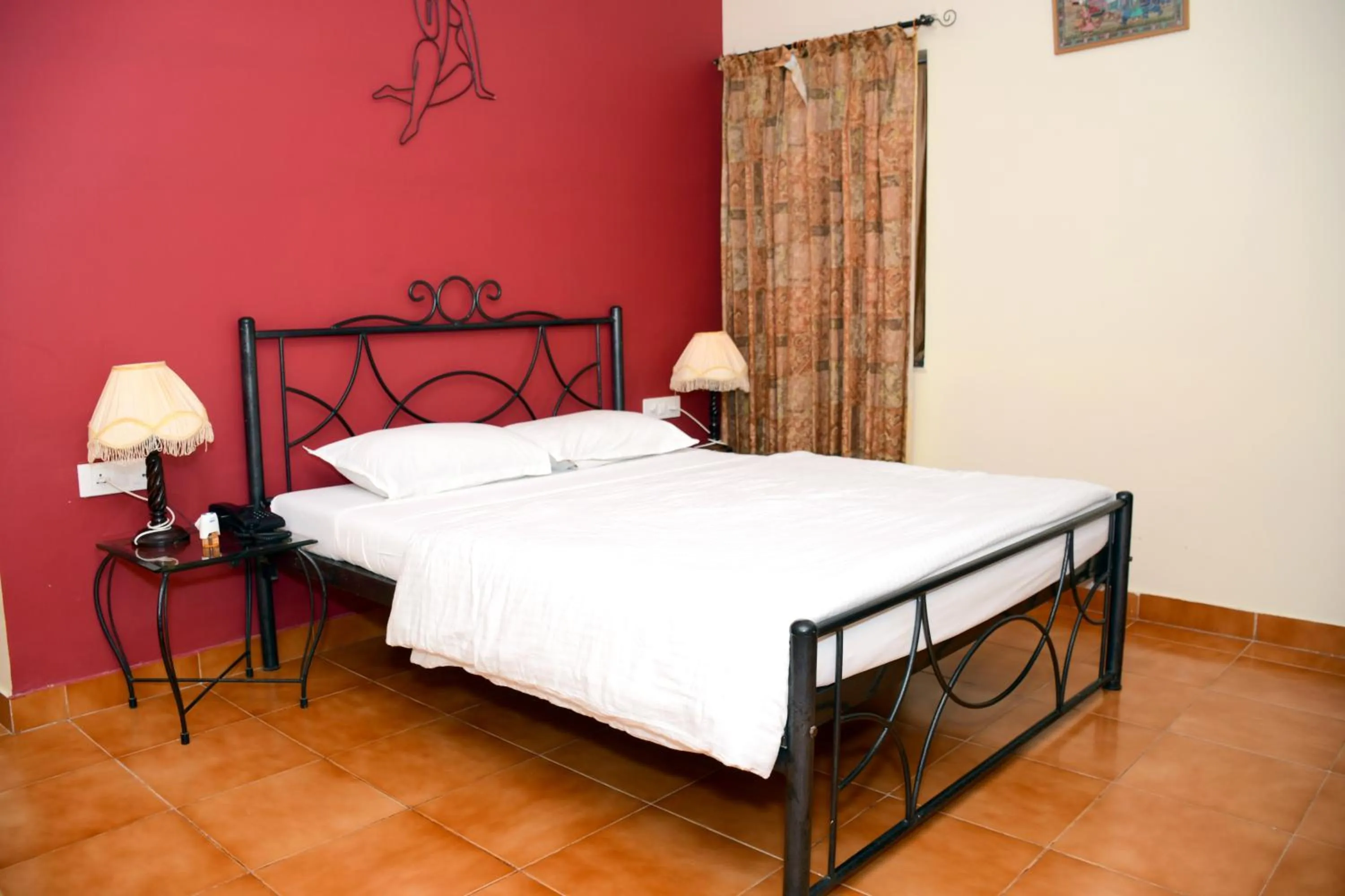 Bedroom, Bed in Hotel Master Paradise, Pushkar, Rajasthan , INDIA