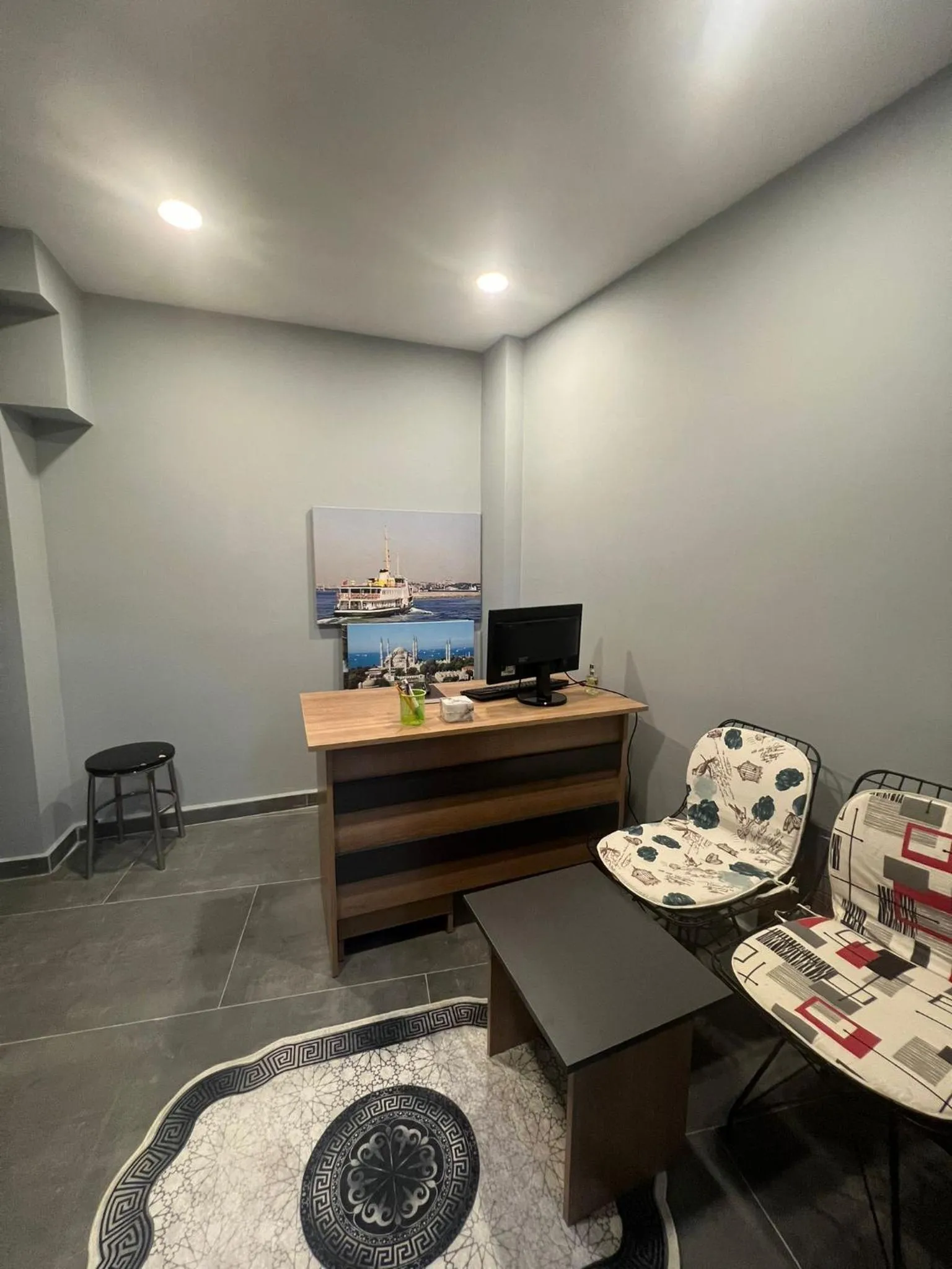 Seating area in Old Town Istanbul Hostel