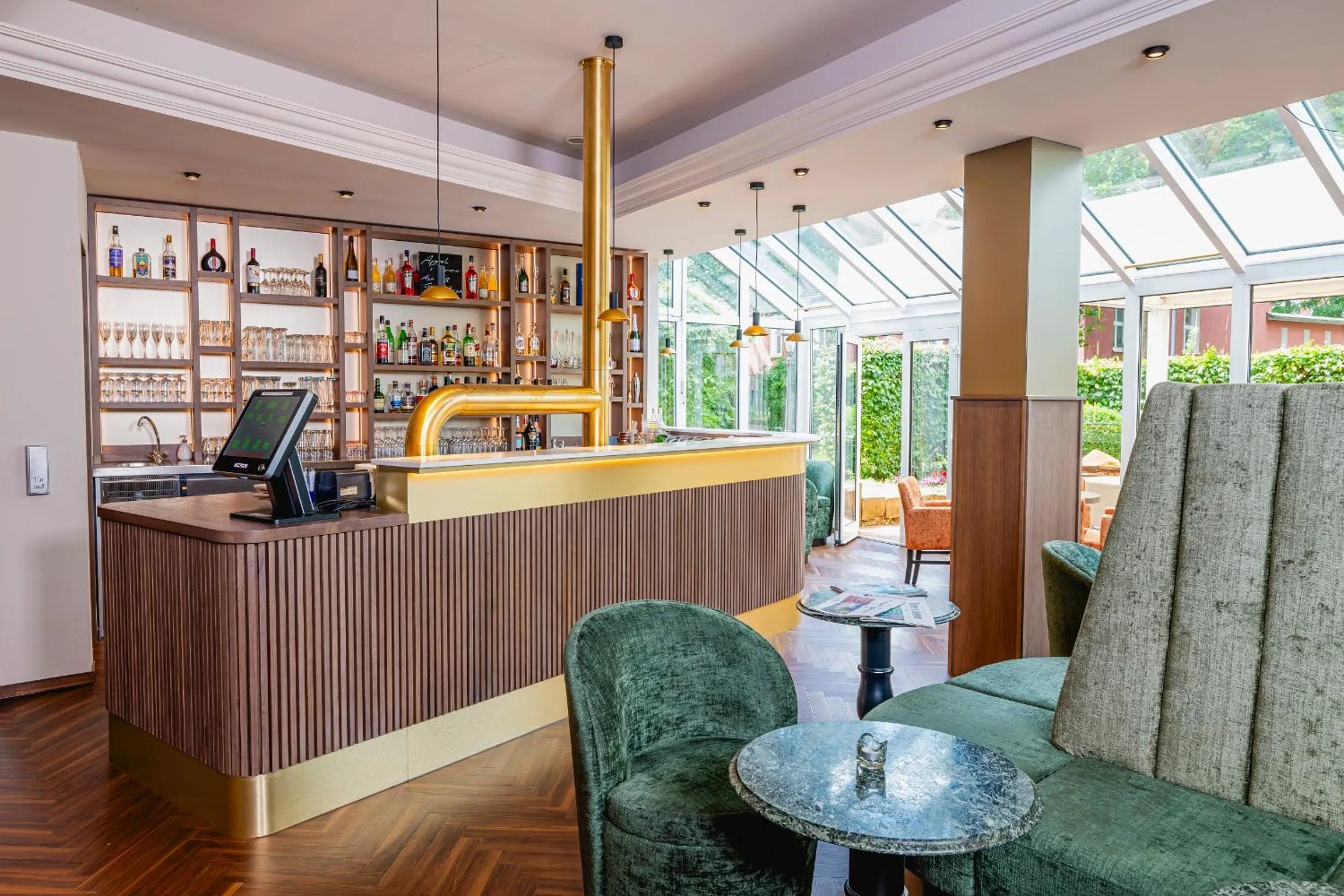 Lounge or bar in Hotel am Schlosspark