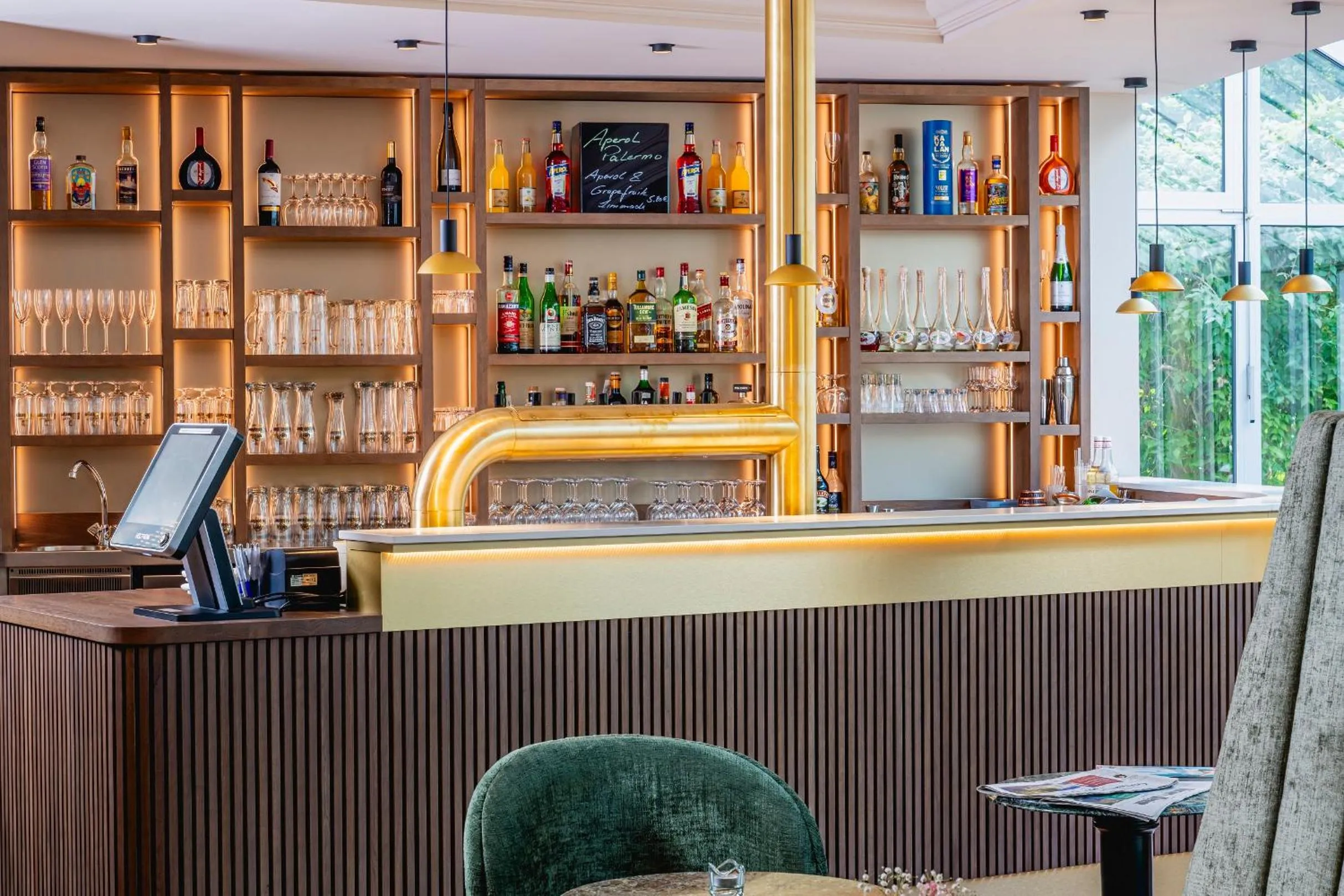 Lounge or bar in Hotel am Schlosspark