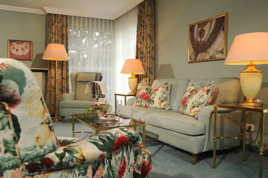 Living room in Hotel am Schlosspark Living room in Hotel am Schlosspark