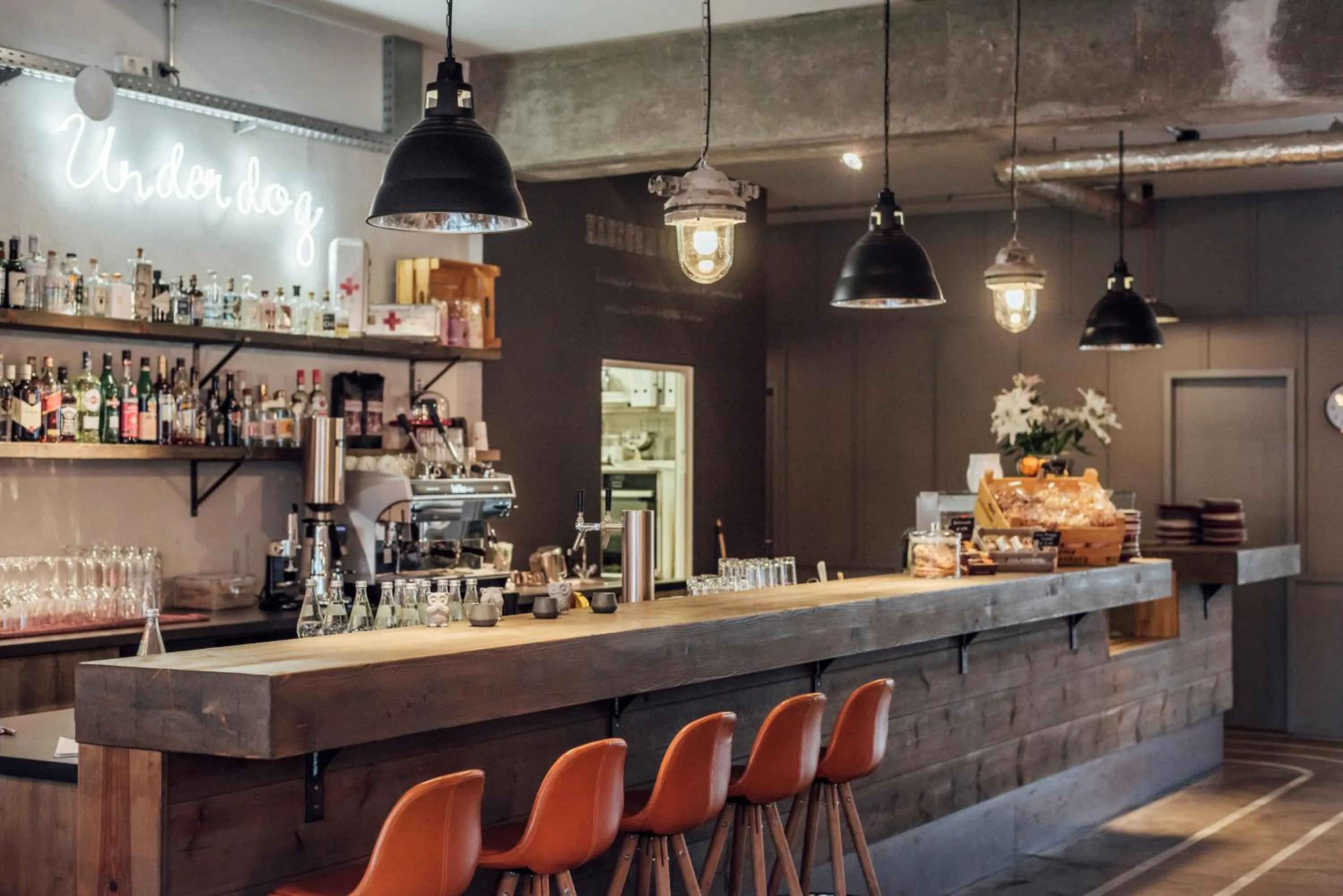 Lobby or reception in Underdog Hotel