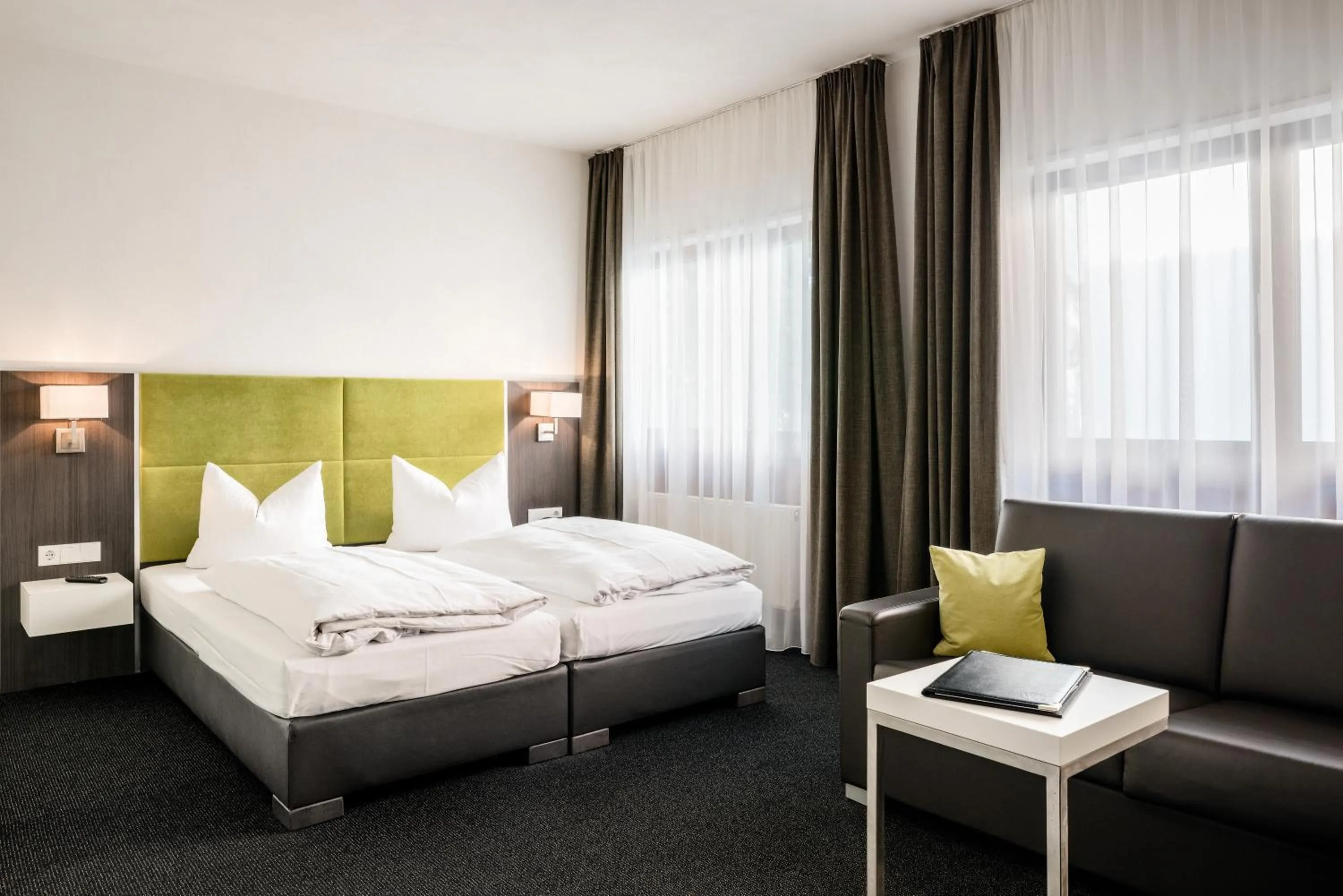 Bed in Hotel Vorfelder