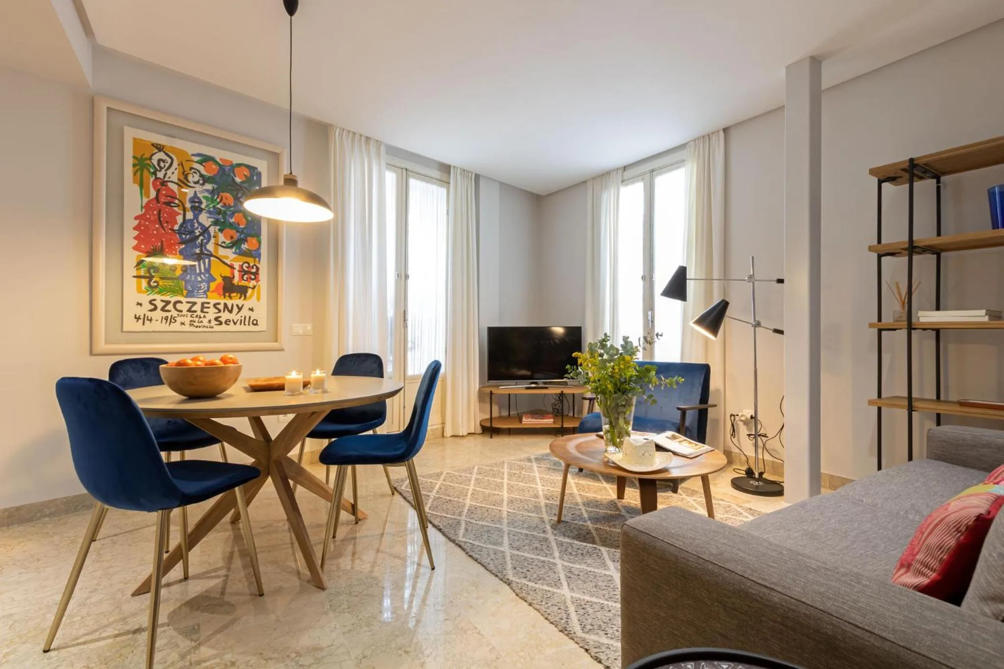 Living room in Alkazar Gardens Old Town 6 pax