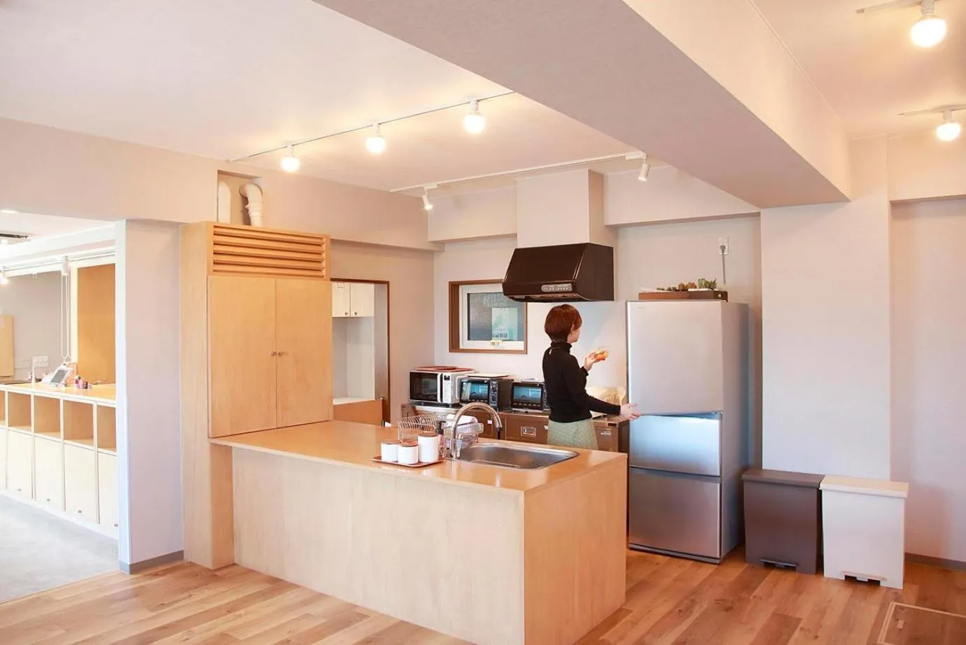 Communal kitchen in THE STAY WAKKANAI