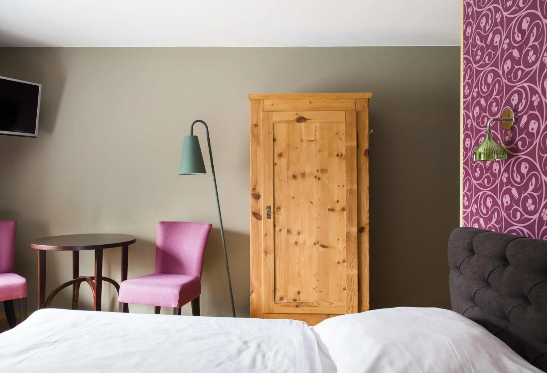 Decorative detail, Bed in Hotel Residenz Begaswinkel