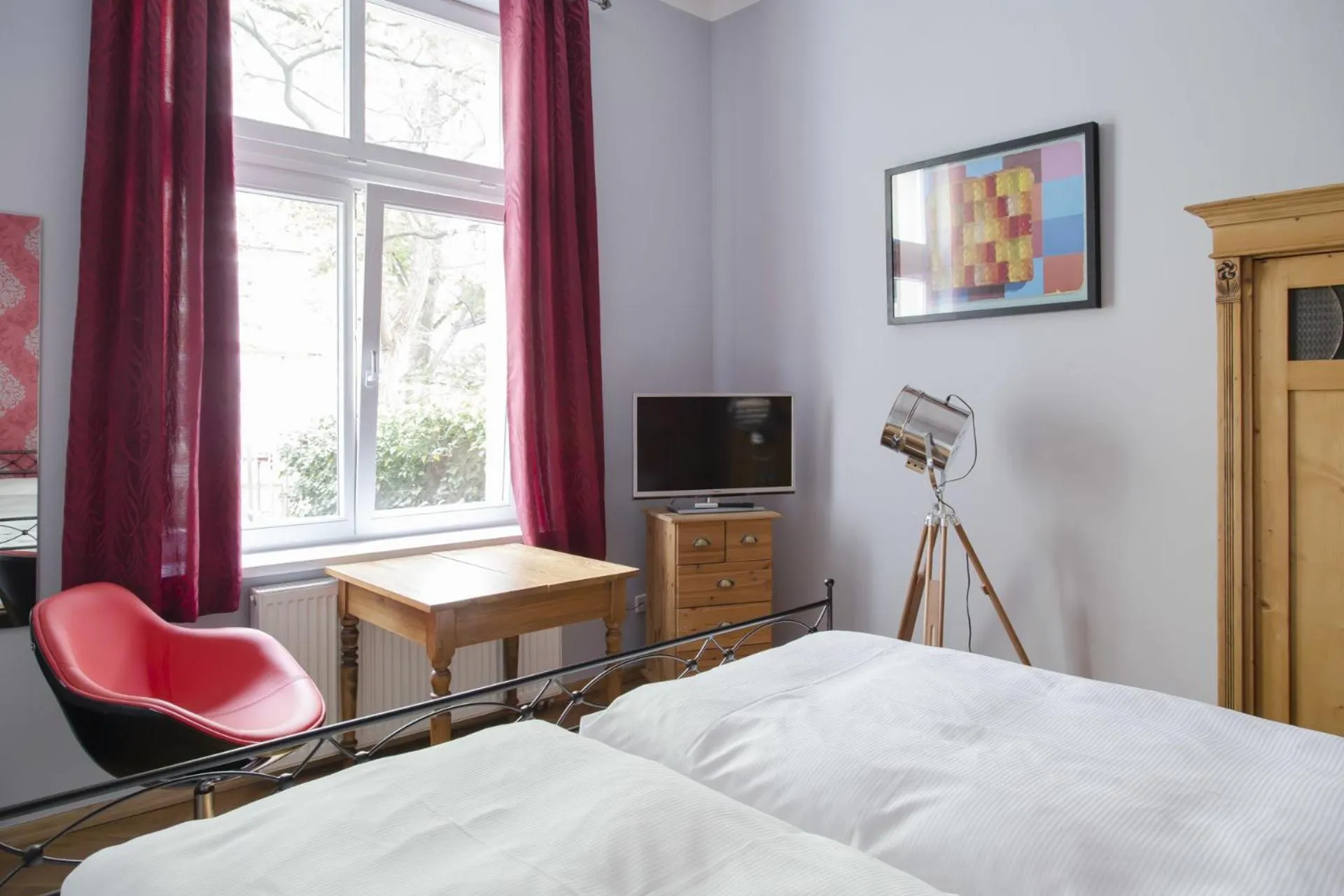 Decorative detail, Bed in Hotel Residenz Begaswinkel