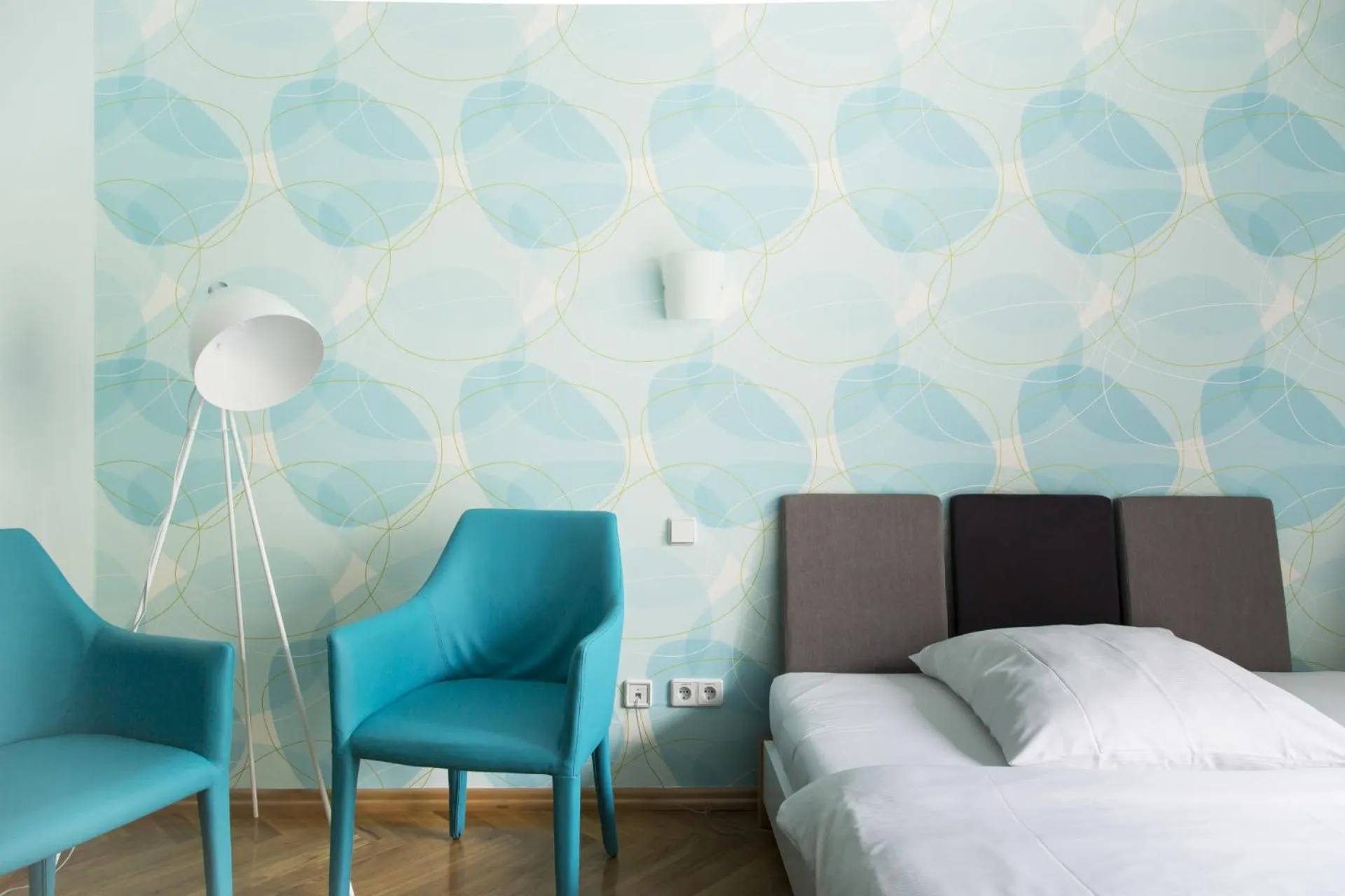 Decorative detail, Bed in Hotel Residenz Begaswinkel