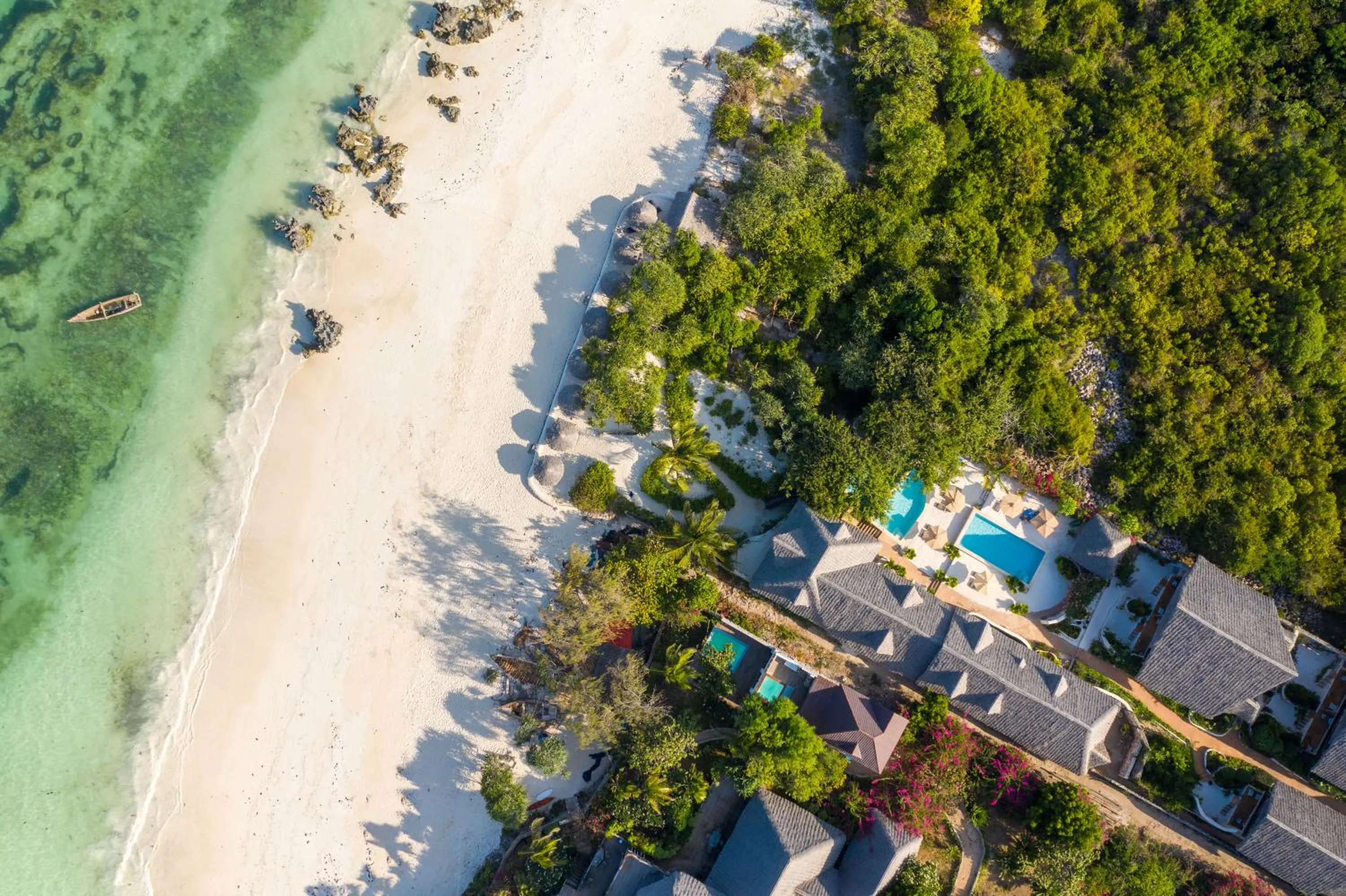 Property building in Sunshine Bay Hotel Zanzibar