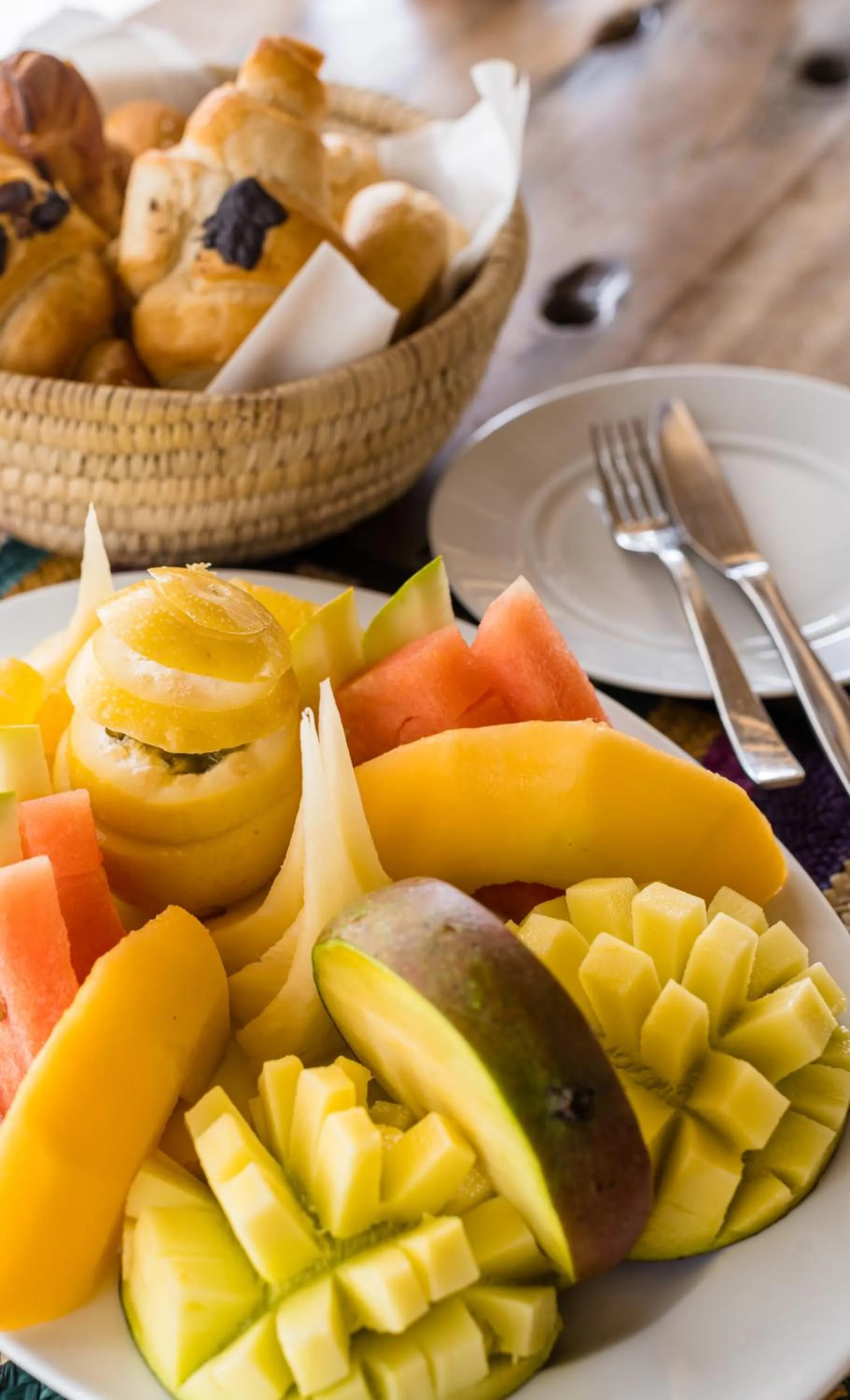 Breakfast in Sunshine Bay Hotel Zanzibar