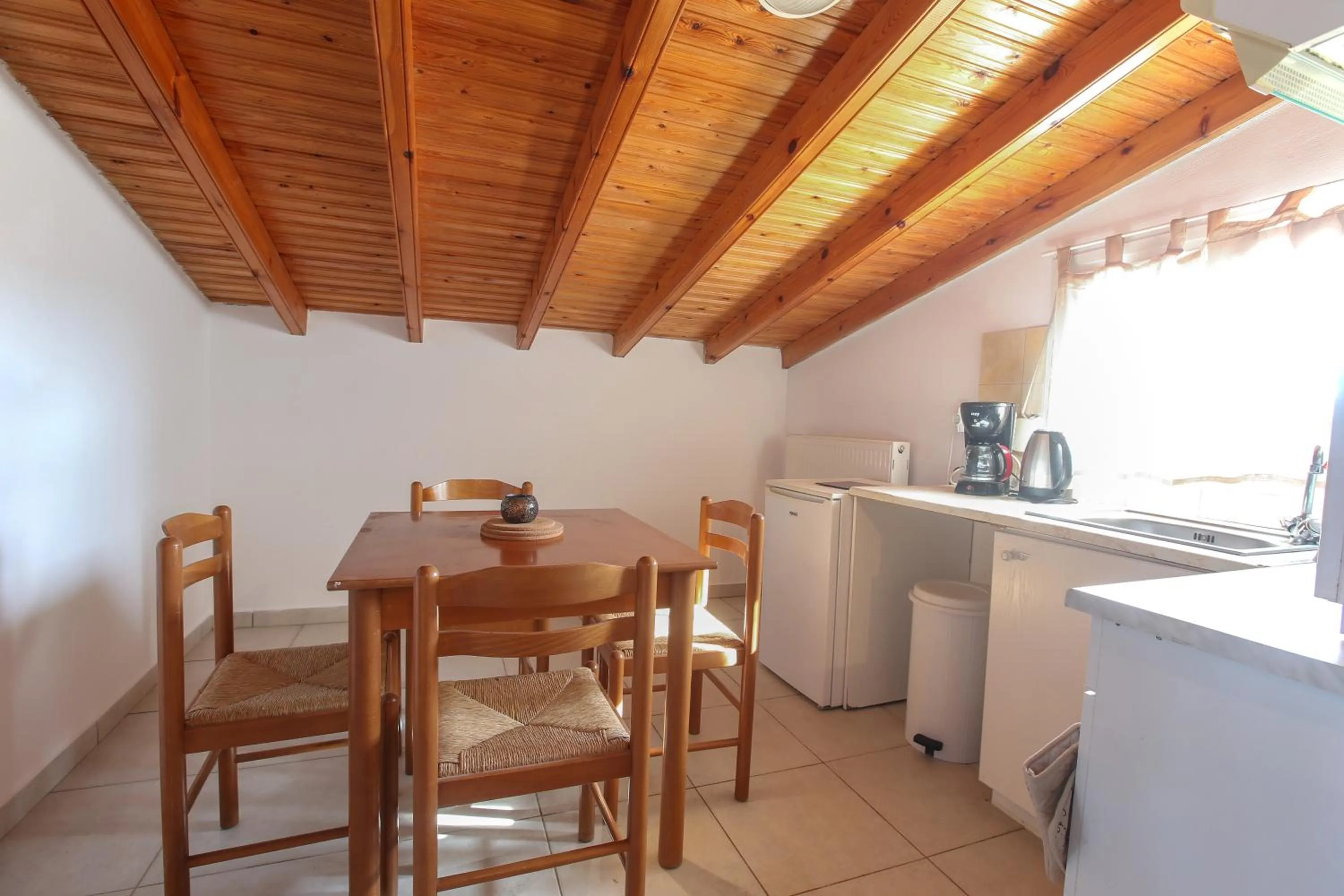Dining area in S&C Kosmos Beach Resort
