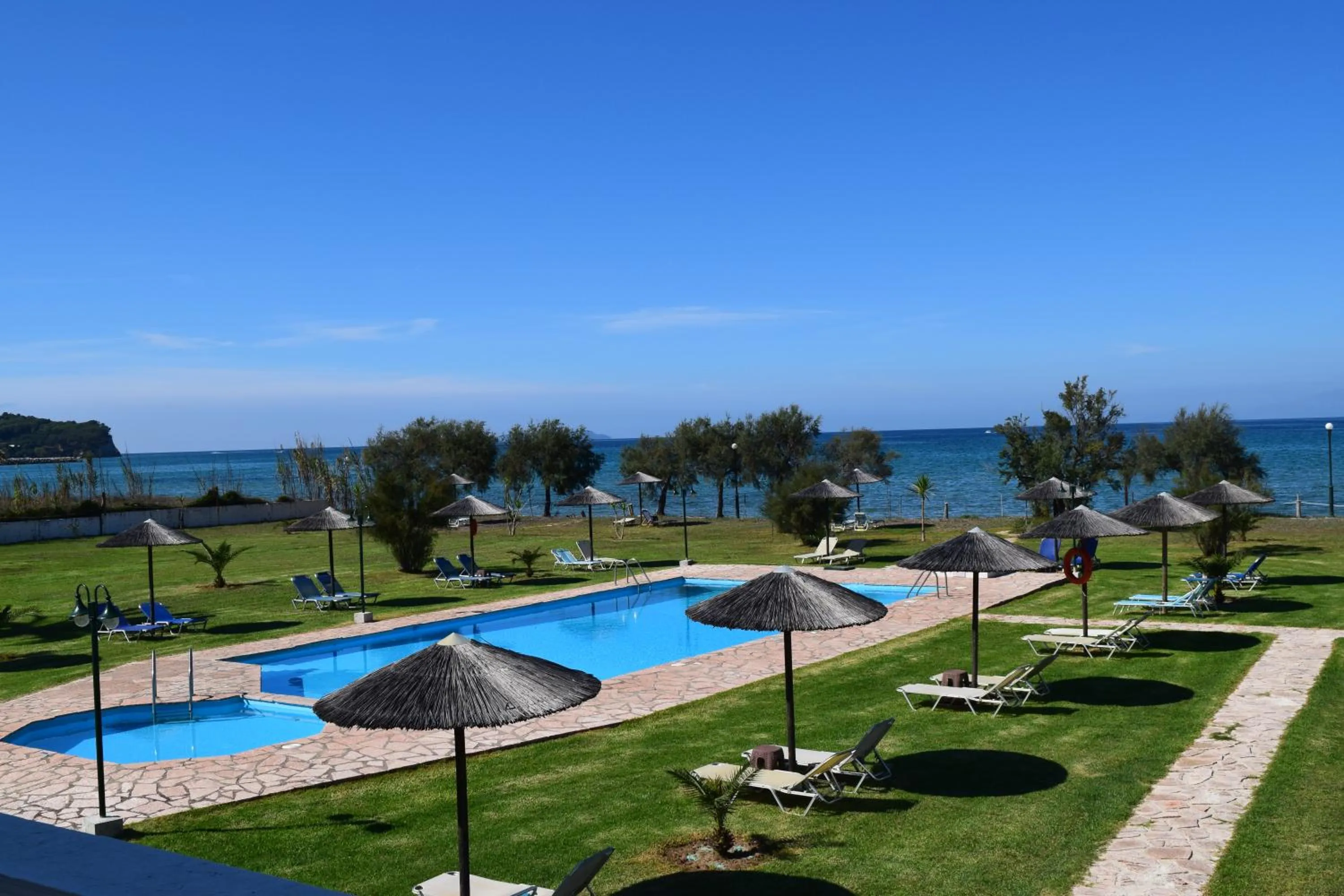 Garden in S&C Kosmos Beach Resort
