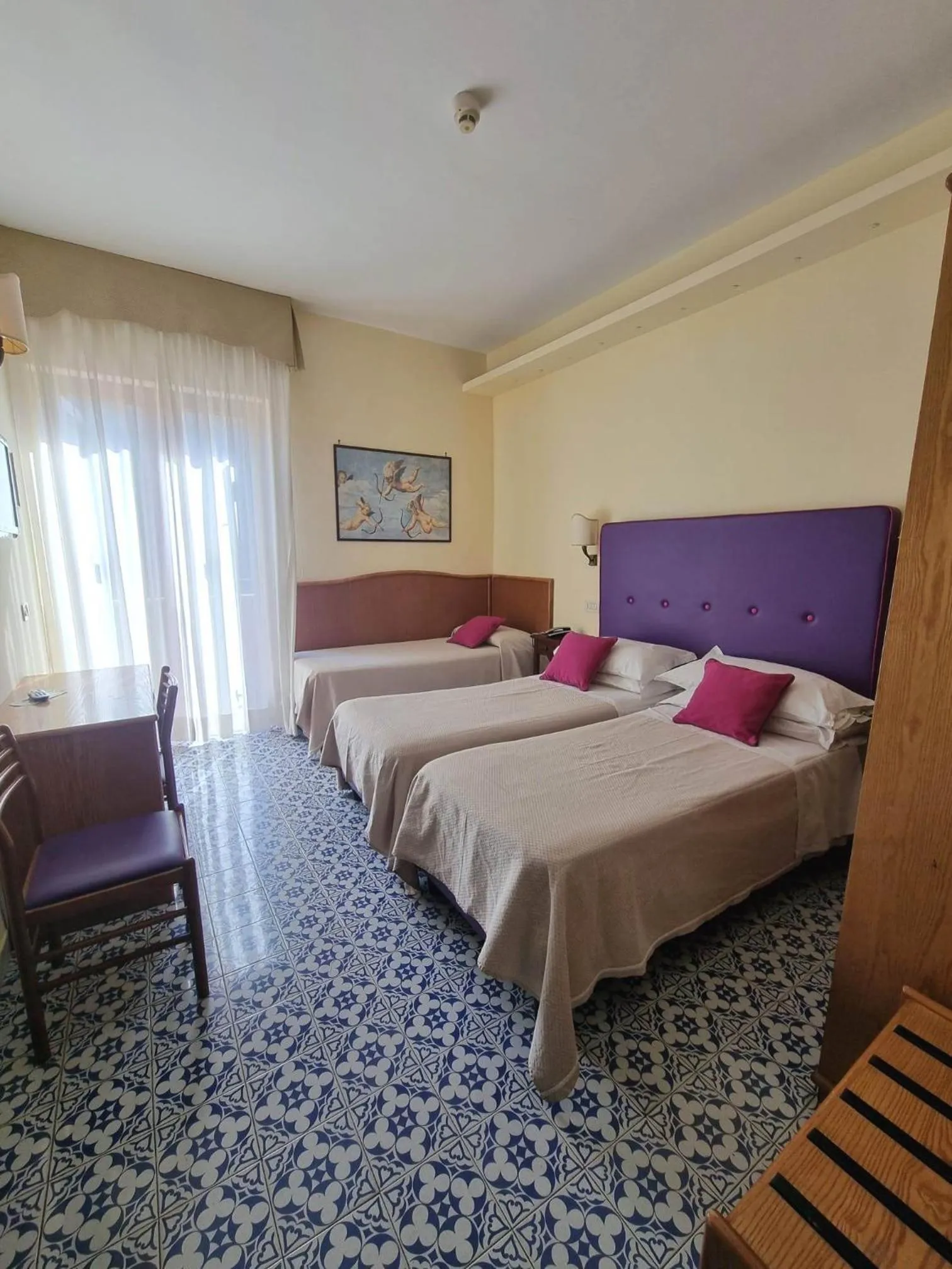 Bed in Hotel Girasole