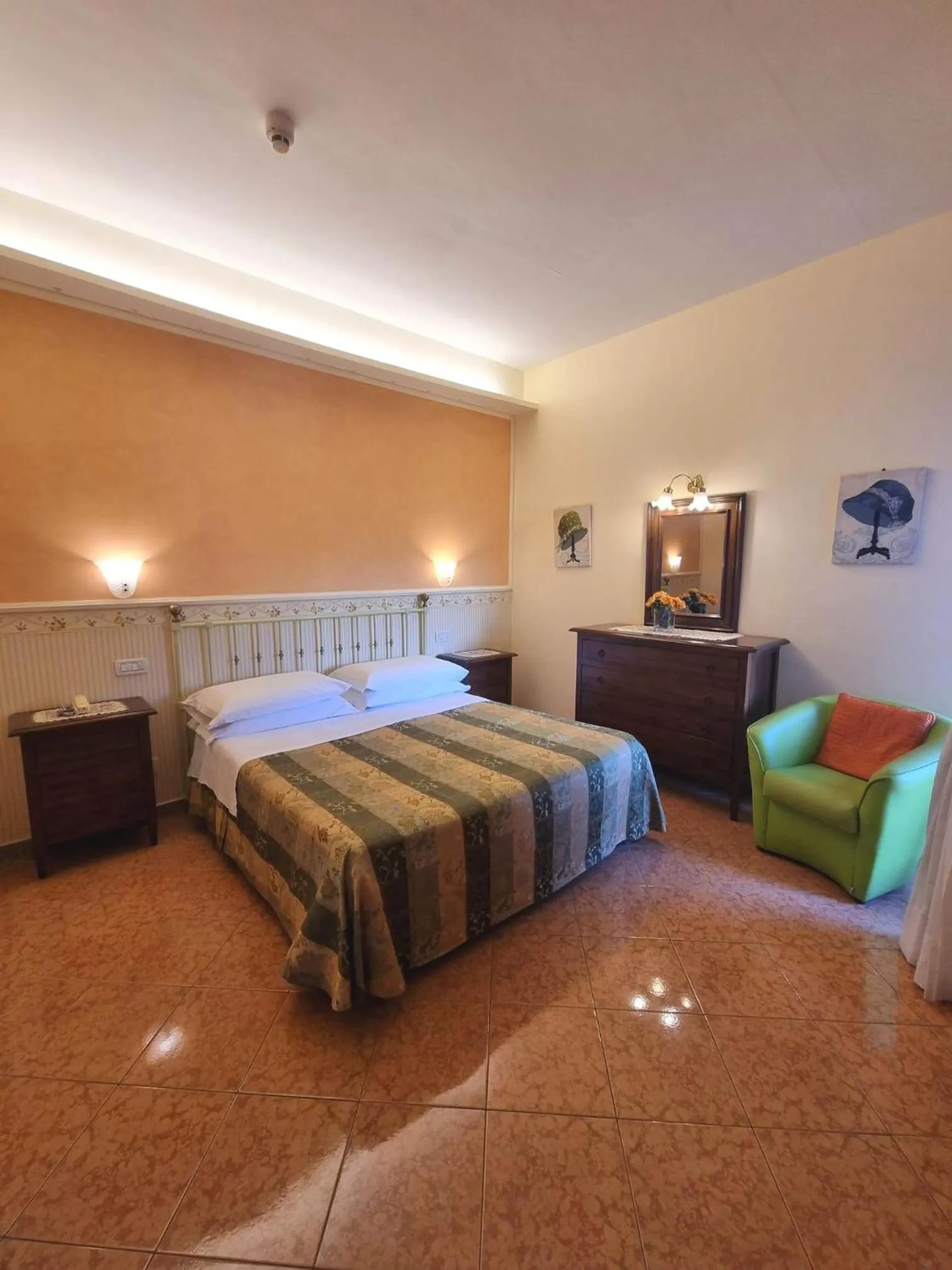 Bed in Hotel Girasole