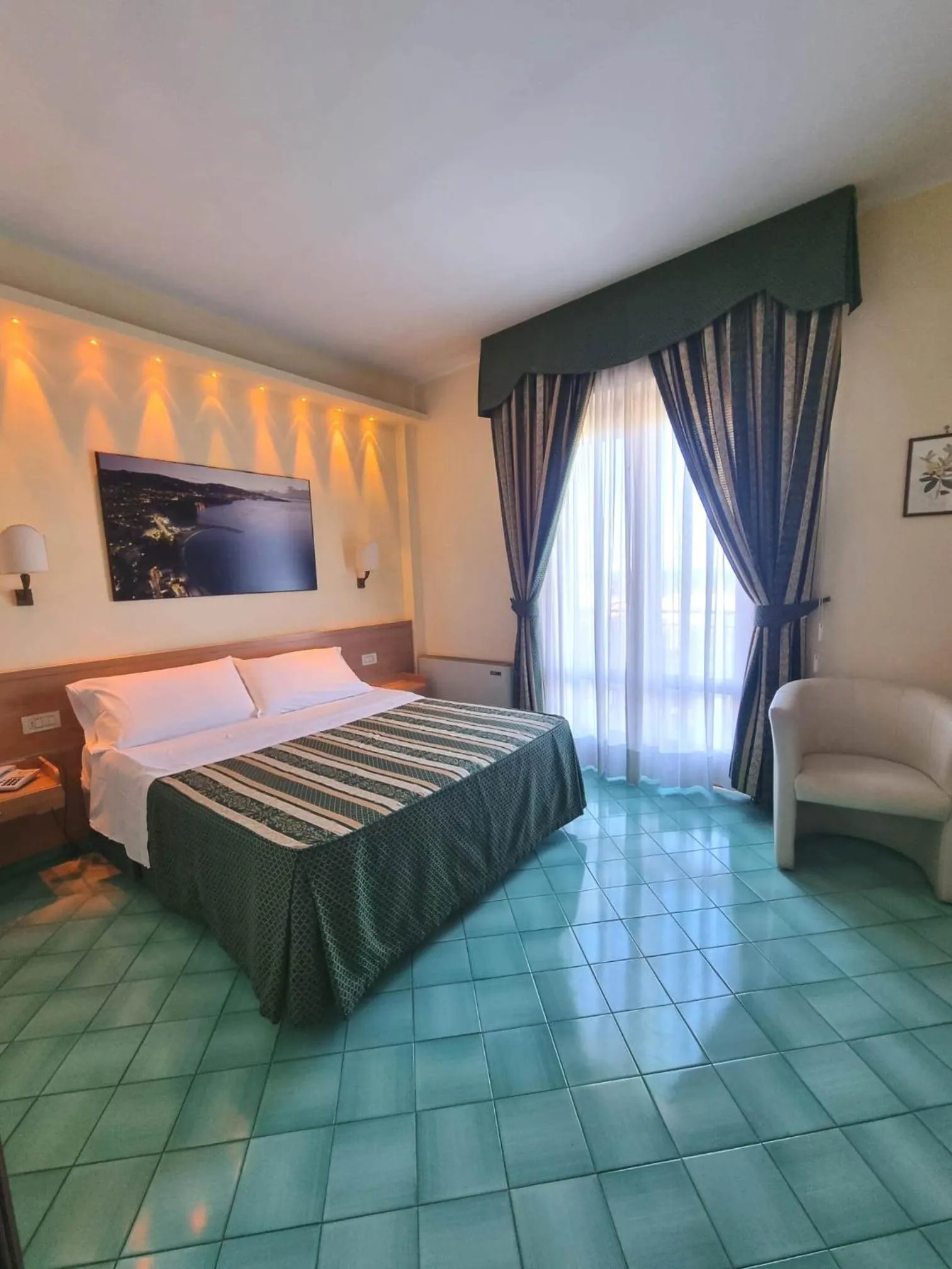 Bed in Hotel Girasole